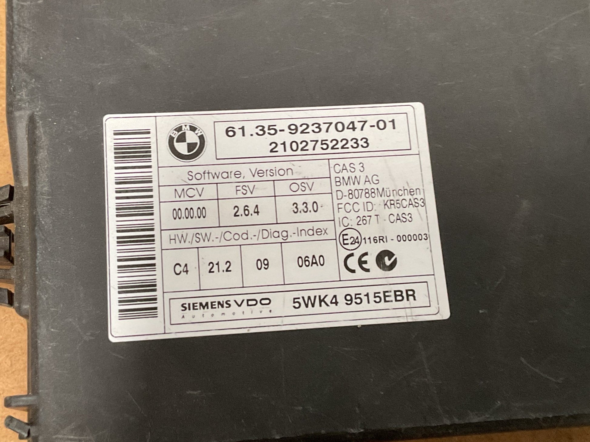 Modulo Confort BMW (Serie 1) 04-13 - 5WK49515EBR