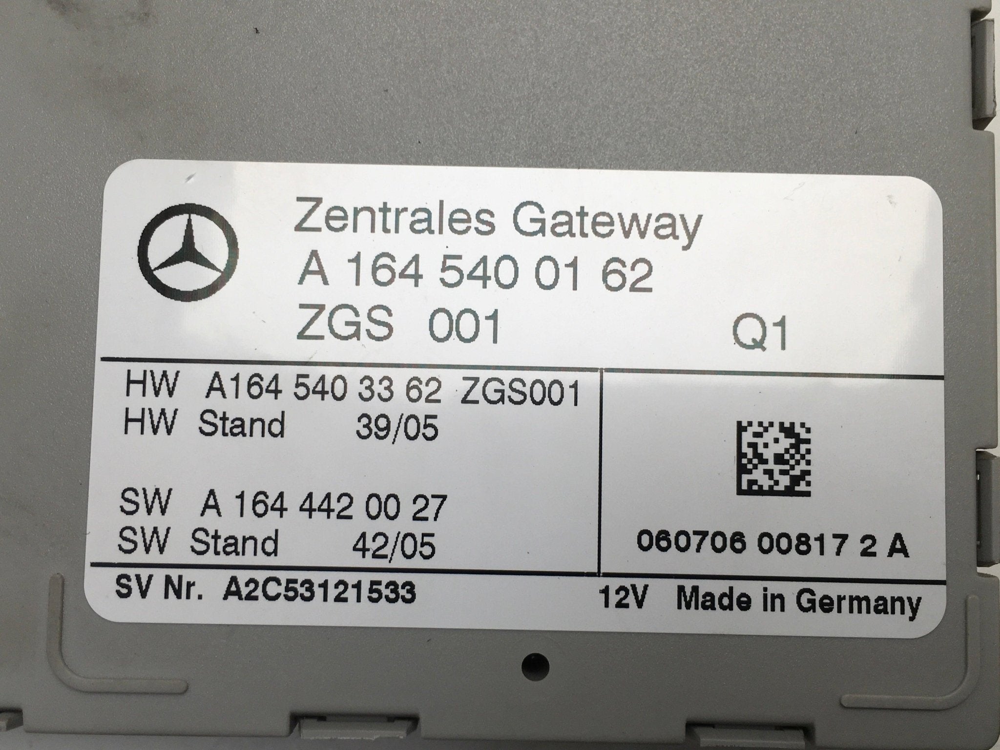 Modulo Confort Mercedes W164 / W251 - A1645403362