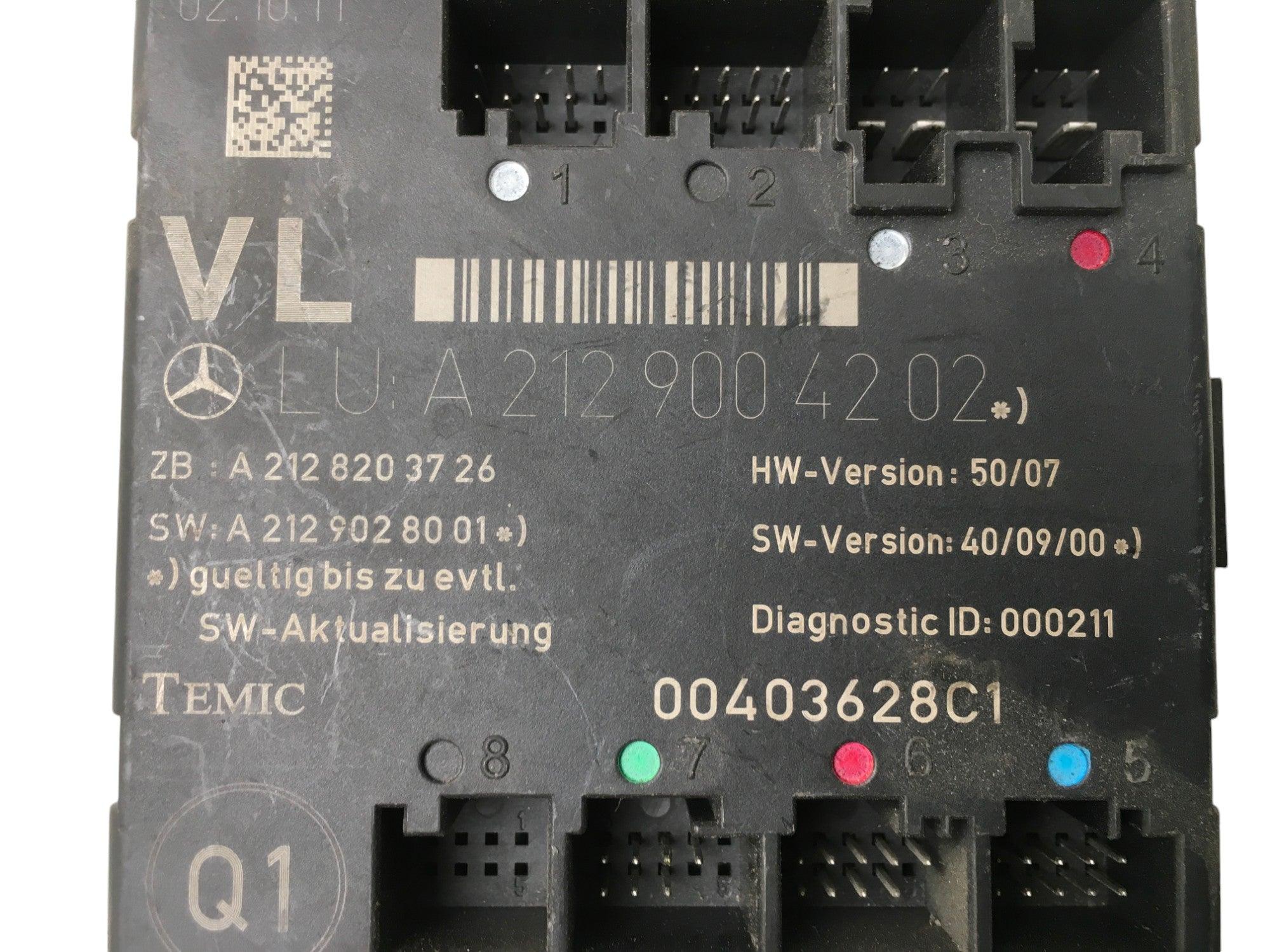 Modulo Confort Mercedes W212 W204 - A2129004202