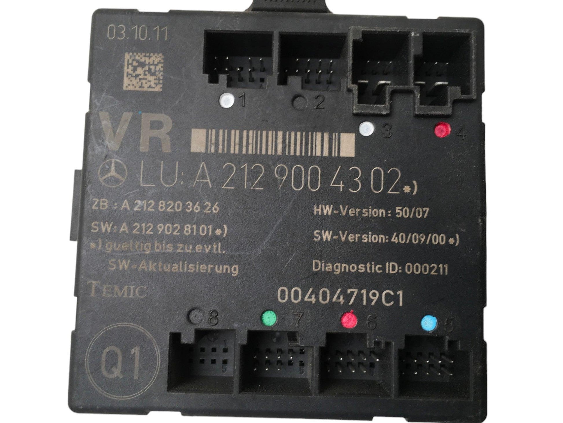 Modulo Confort Mercedes W212 W204 - A2129004302