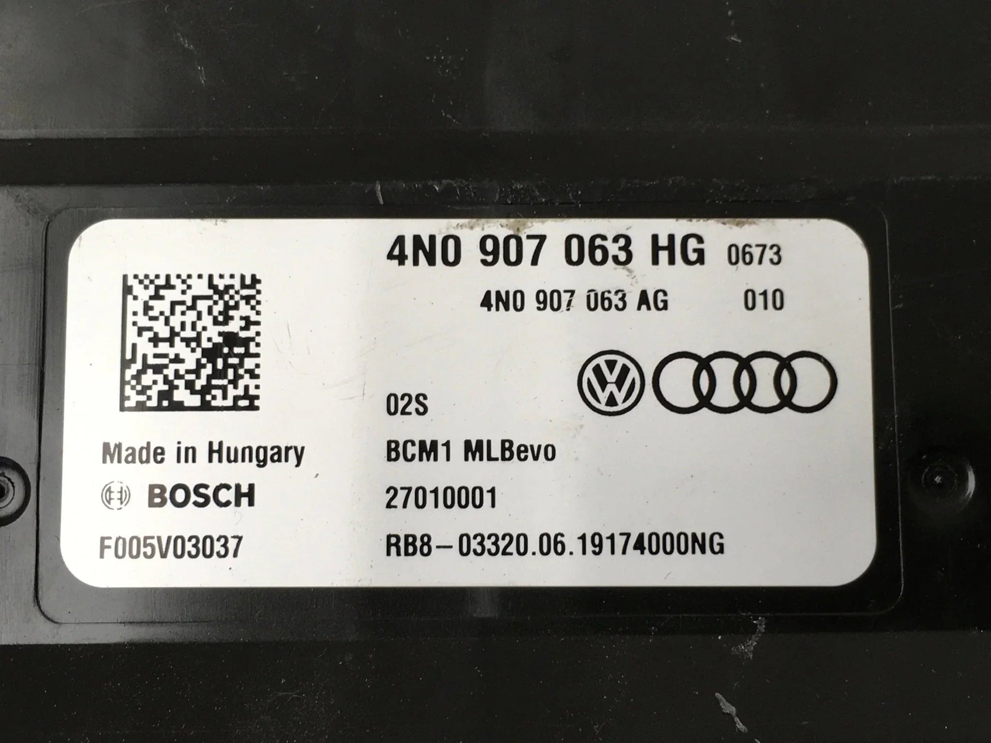 Modulo confort VAG 4N0907063HG