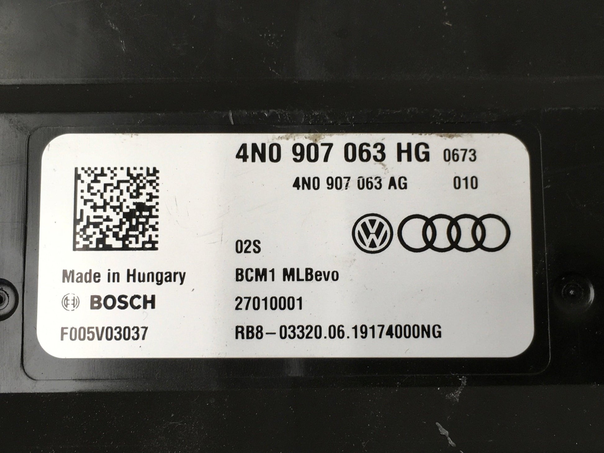 Modulo confort VAG 4N0907063HG - 4N0907063HG