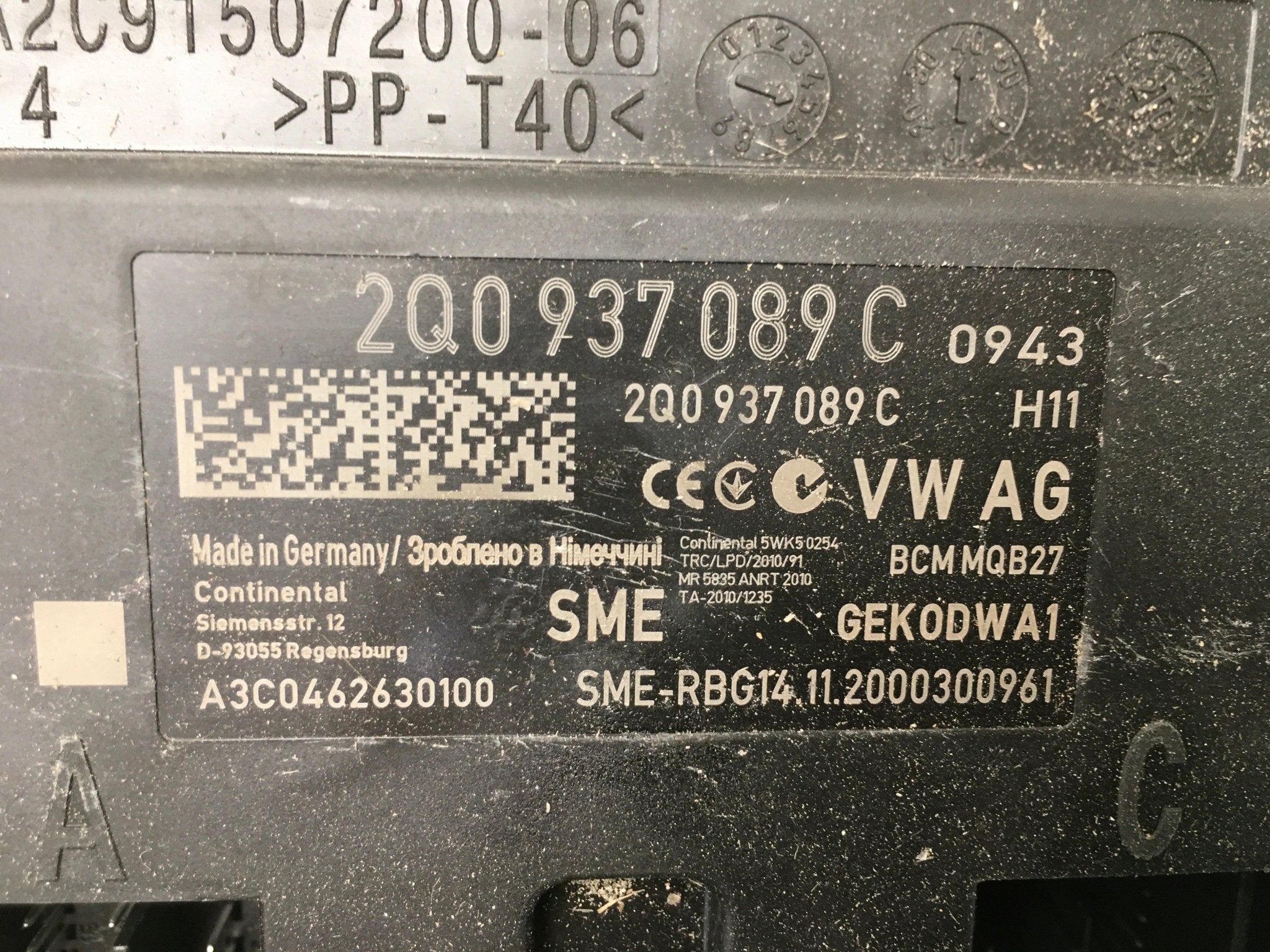 Modulo Confort VW 2Q0937089C - 2Q0937089C