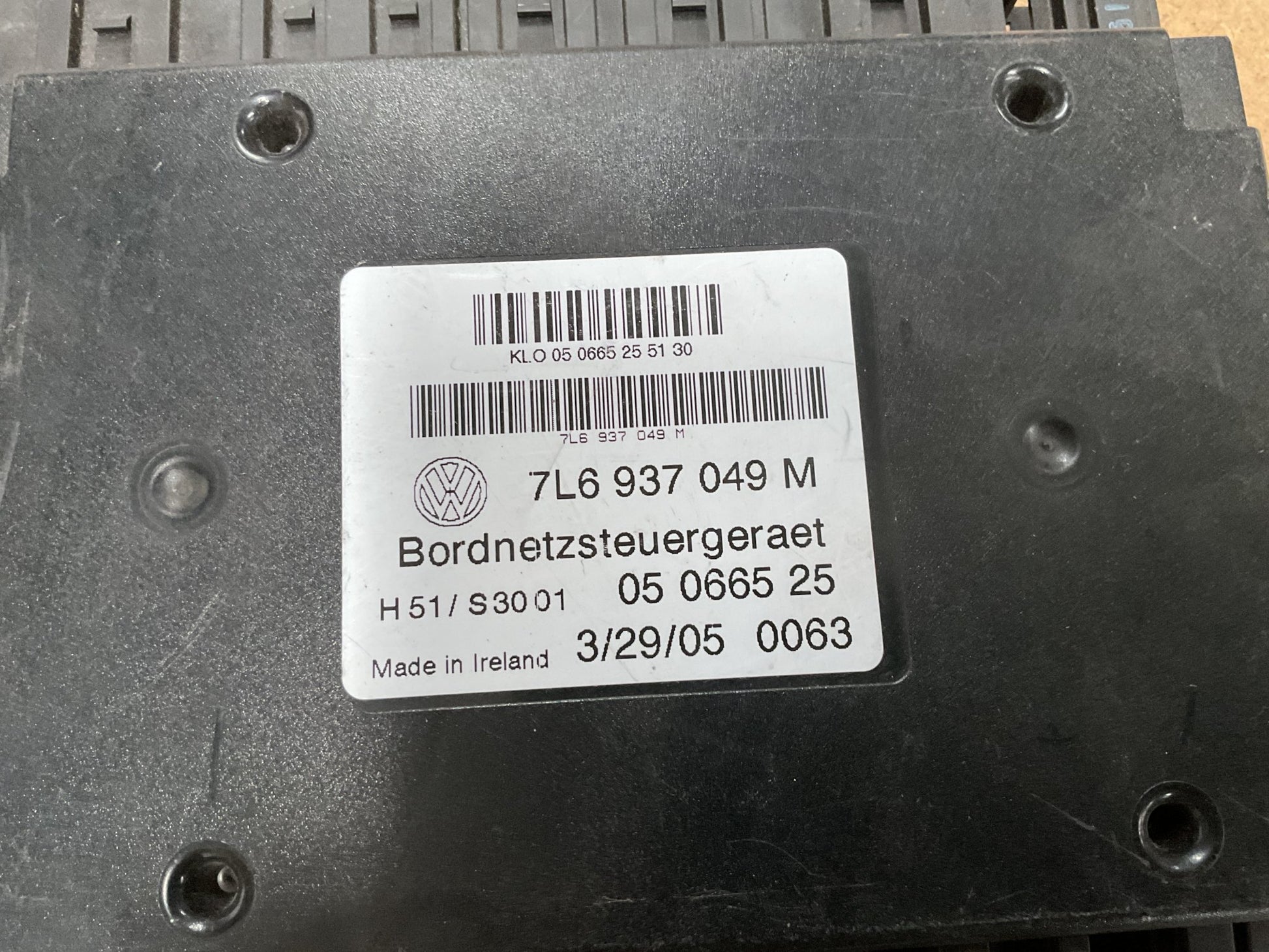 Modulo Confort VW Touareg 03-10 - 7L6937049M