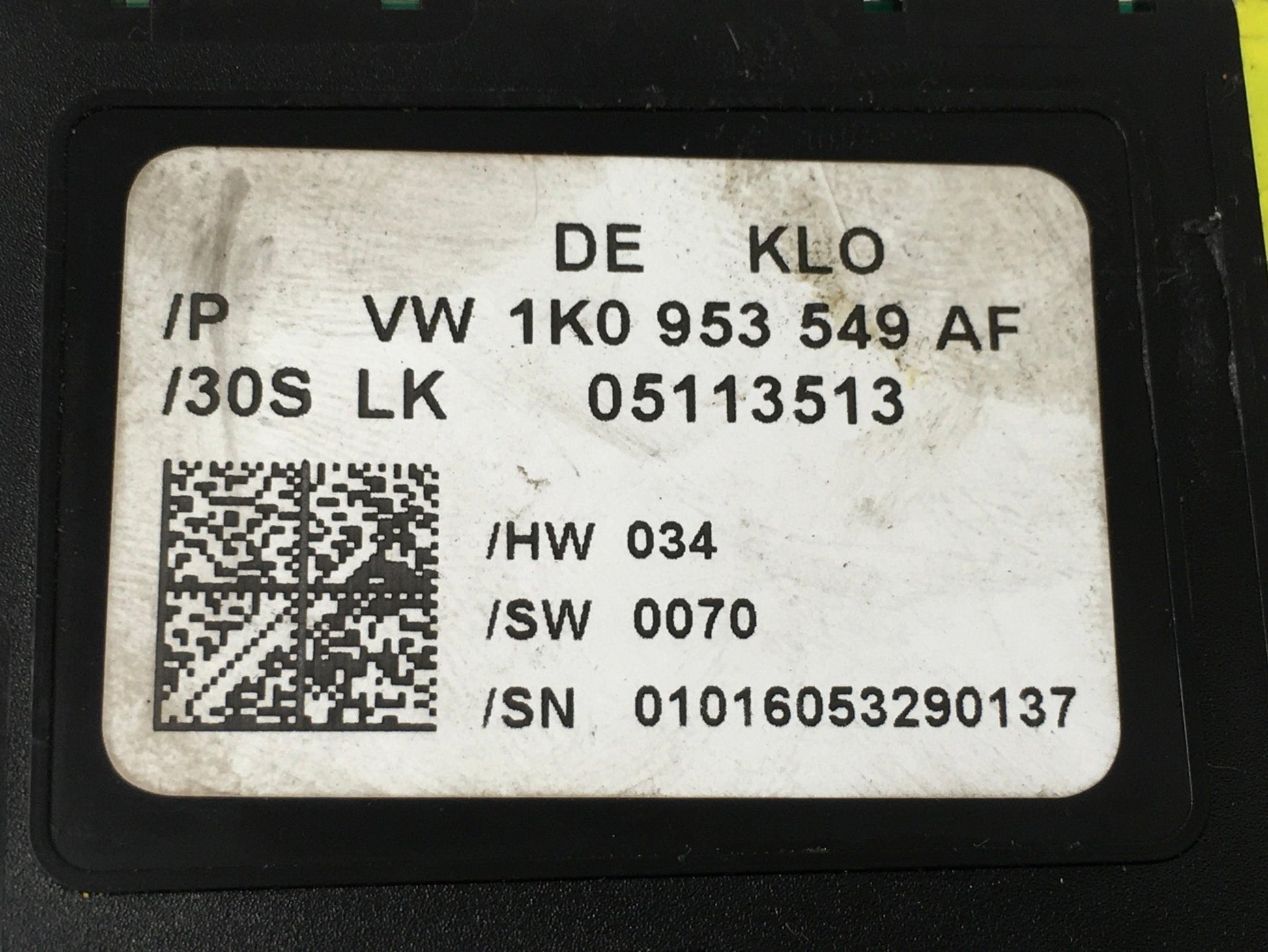 Modulo Direccion VW 1K0953549AF - 1K0953549AF