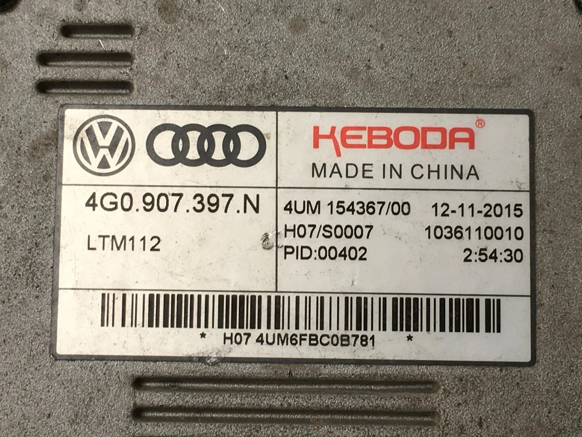Modulo Faros VW 4G0907397N
