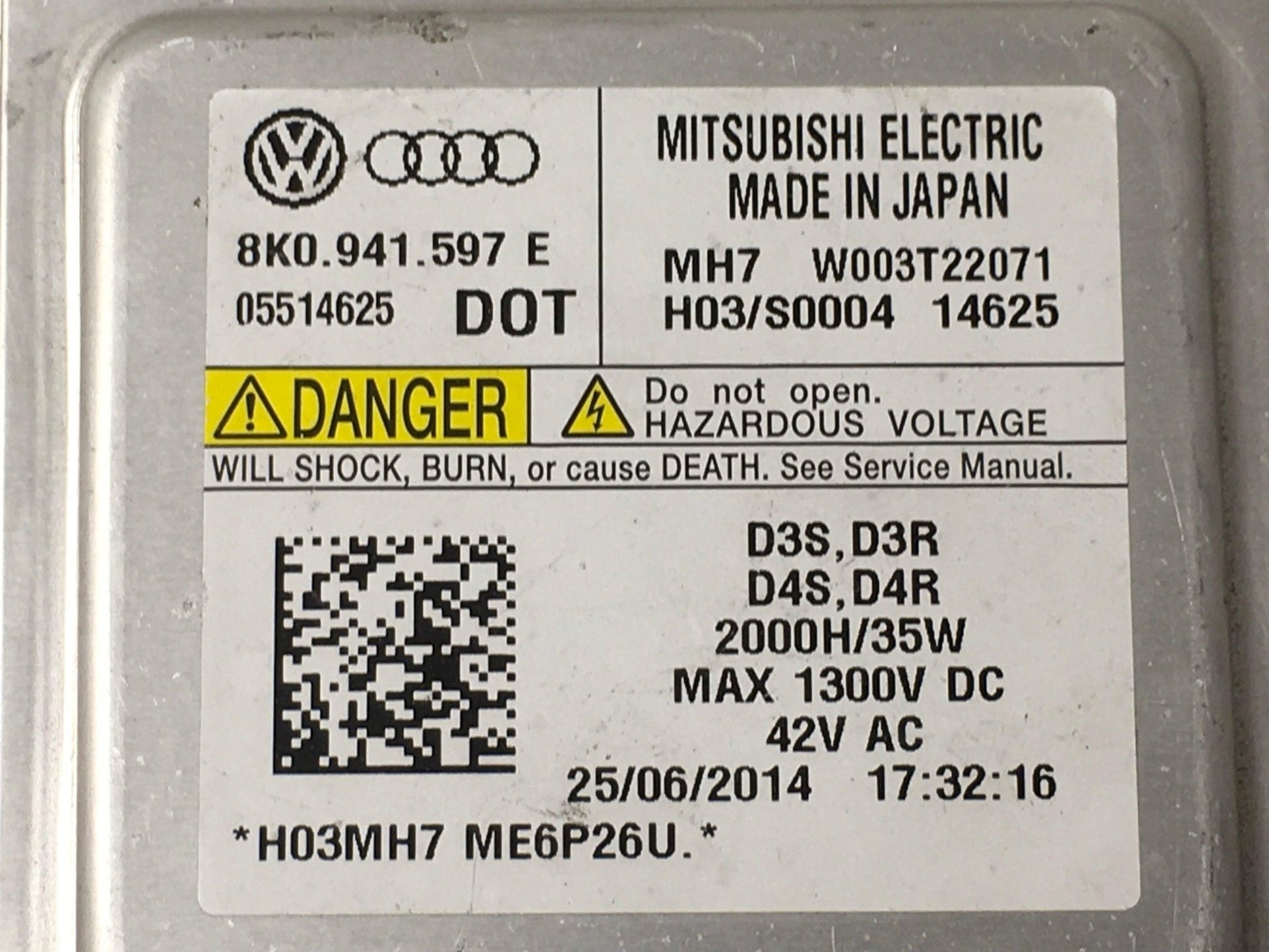 Modulo Faros xenon VW 8S0907397D - 8K0941597E_