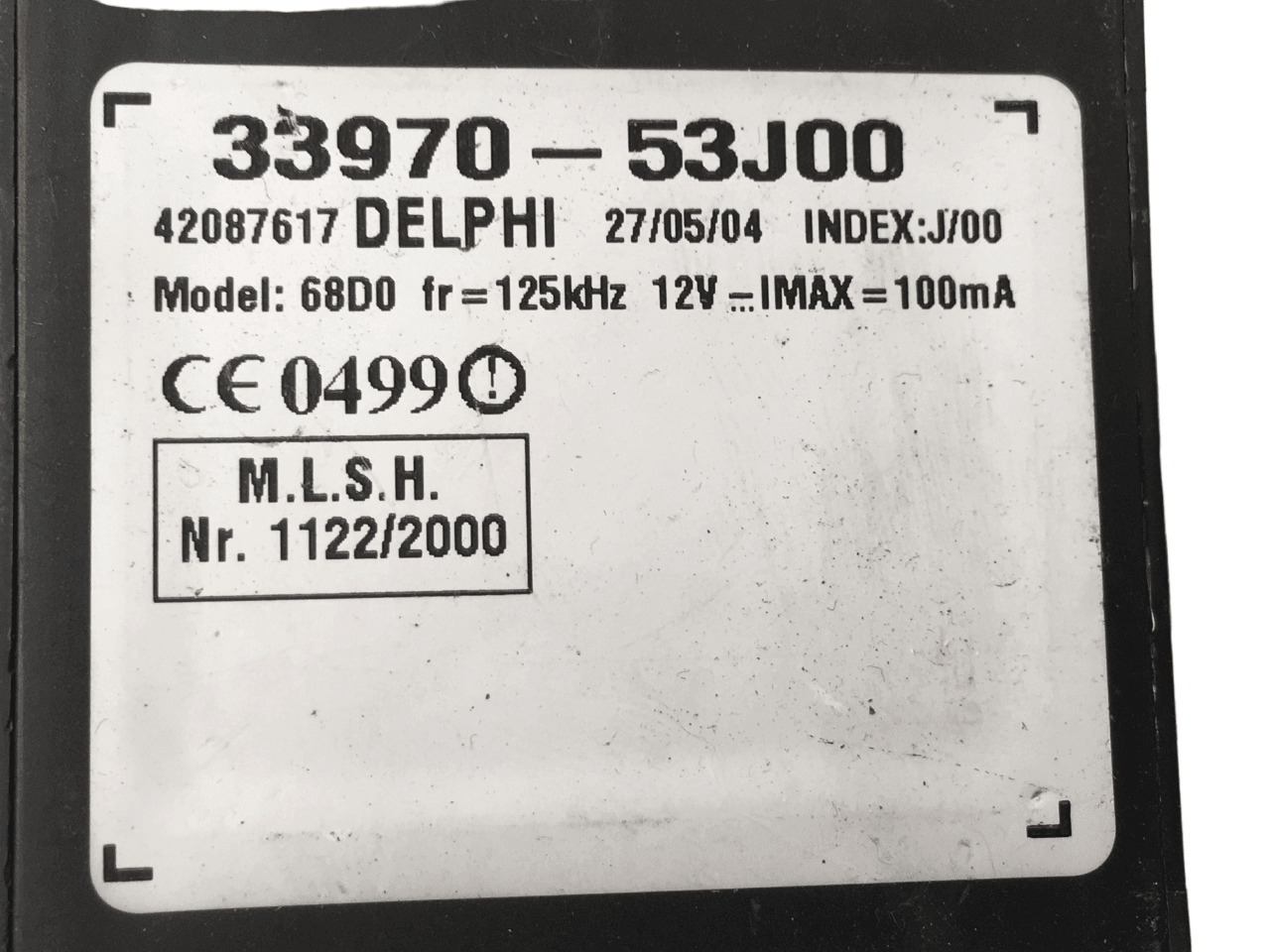 Modulo inmovilizador Suzuki Grand vitara I - 3397053J00