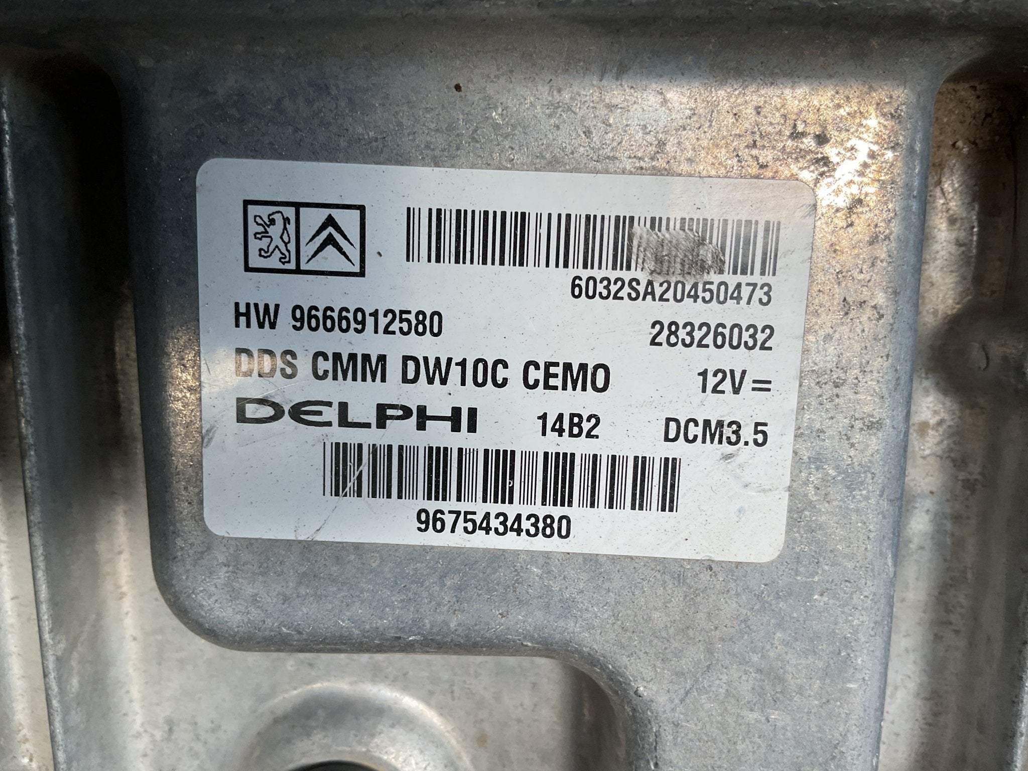 Modulo Motor PSA 9666912580 - 9666912580