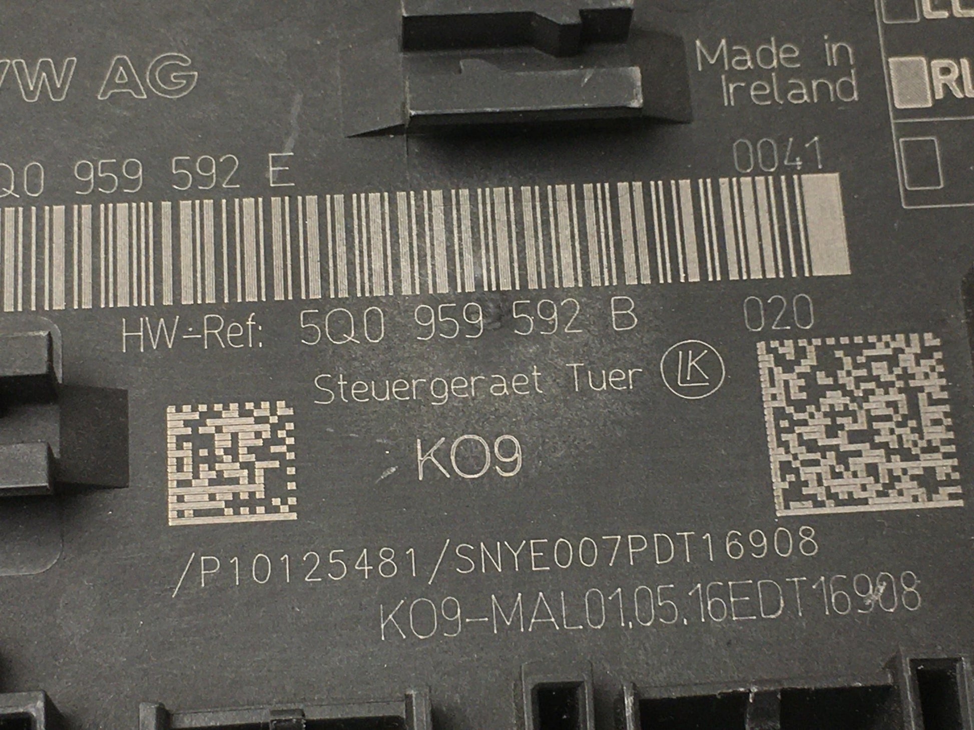 Modulo puerta del dcha VW 5Q0959592B - 5Q0959592B_