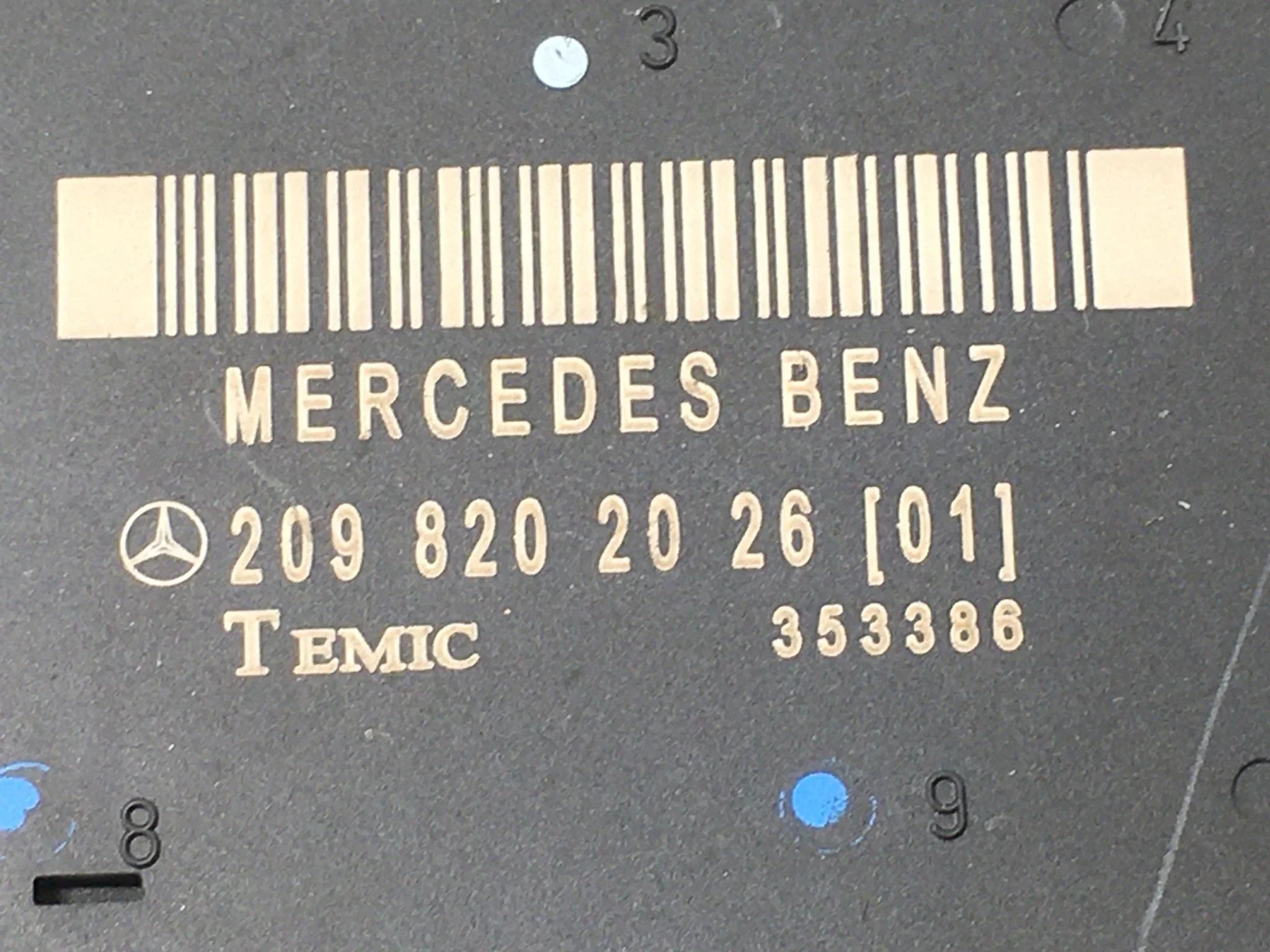 Modulo Puerta Mercedes W219 2098202026