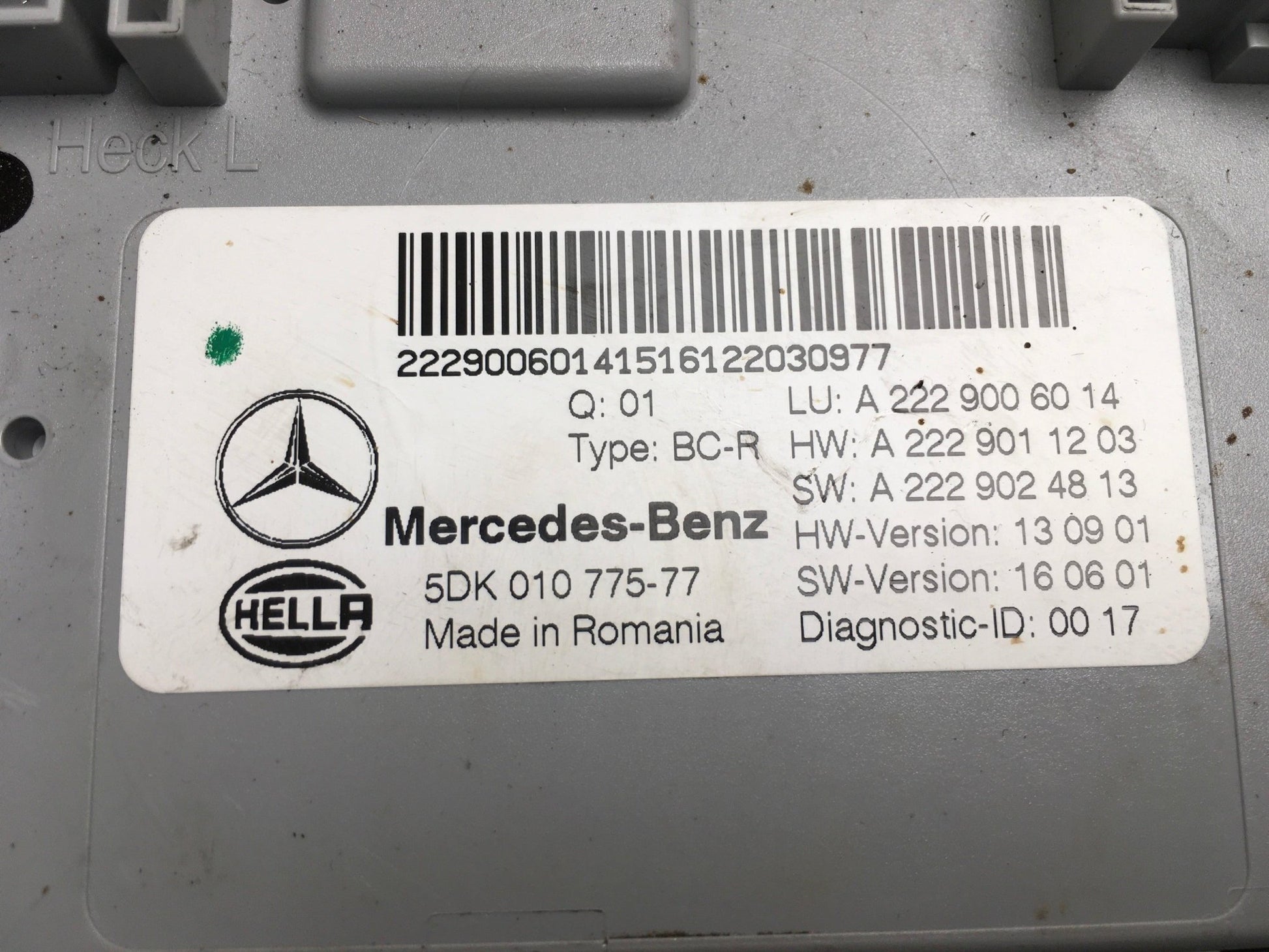 Modulo SAM Mercedes C205 y C253 - A2229006014