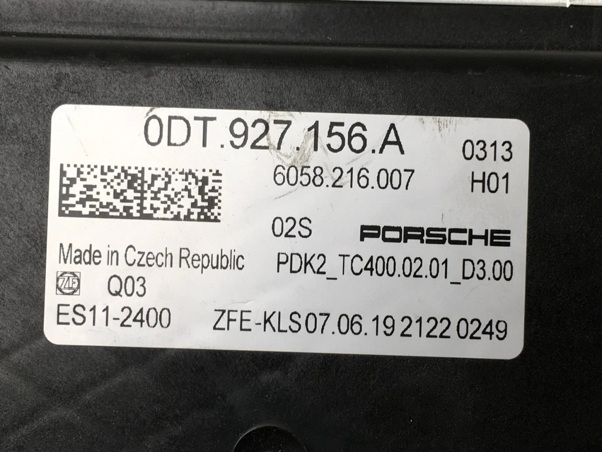 Modulo transmisión automática Porsche 992