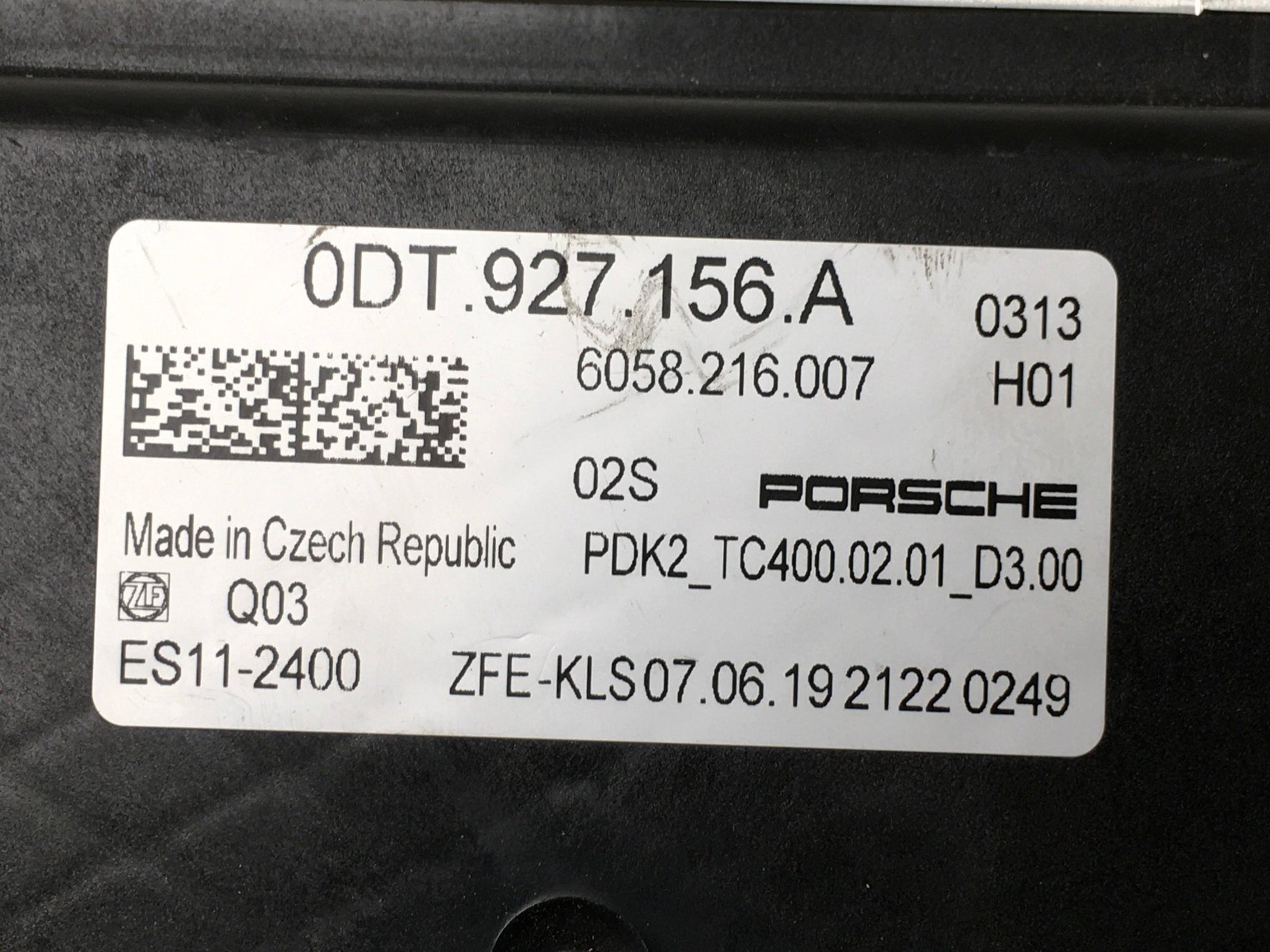 Modulo transmisión automática Porsche 992 - 0DT927156A