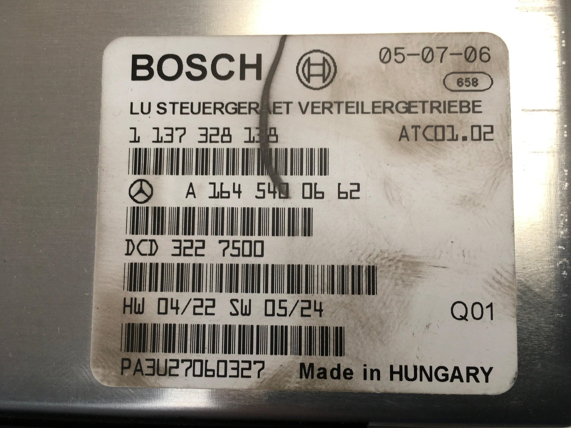 Modulo Transmision Mercedes W164 - A1645400662