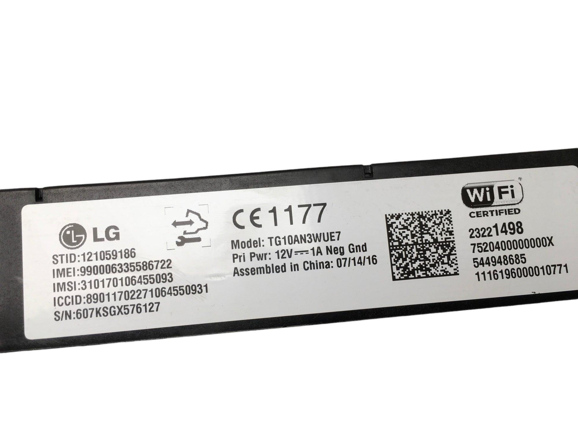 Modulo WIFi Opel TG10AN3WUE7 - TG10AN3WUE7