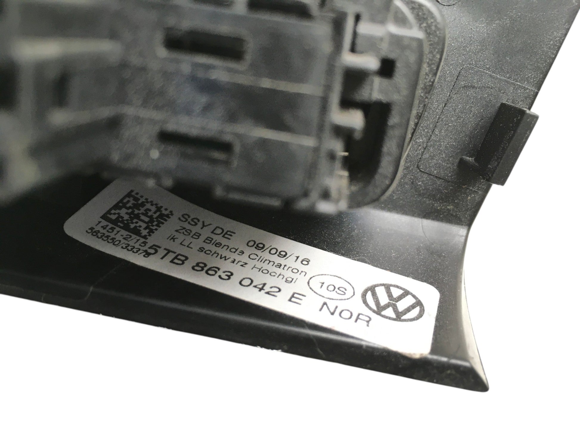 Moldura climatizador VW Touran 5T - 5TB863042E