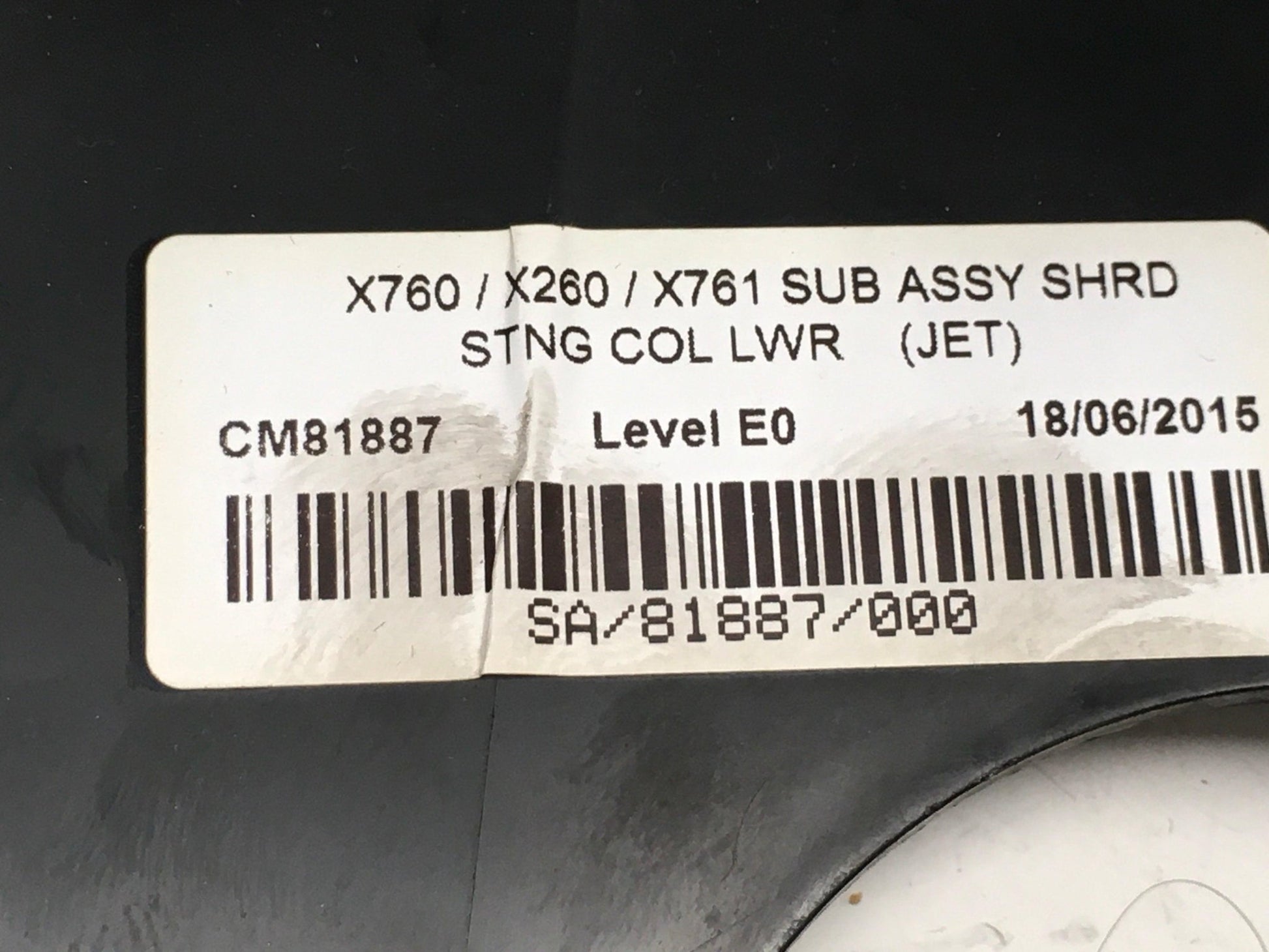 Moldura columna direccion Jaguar Land Rover - GX733F900AC
