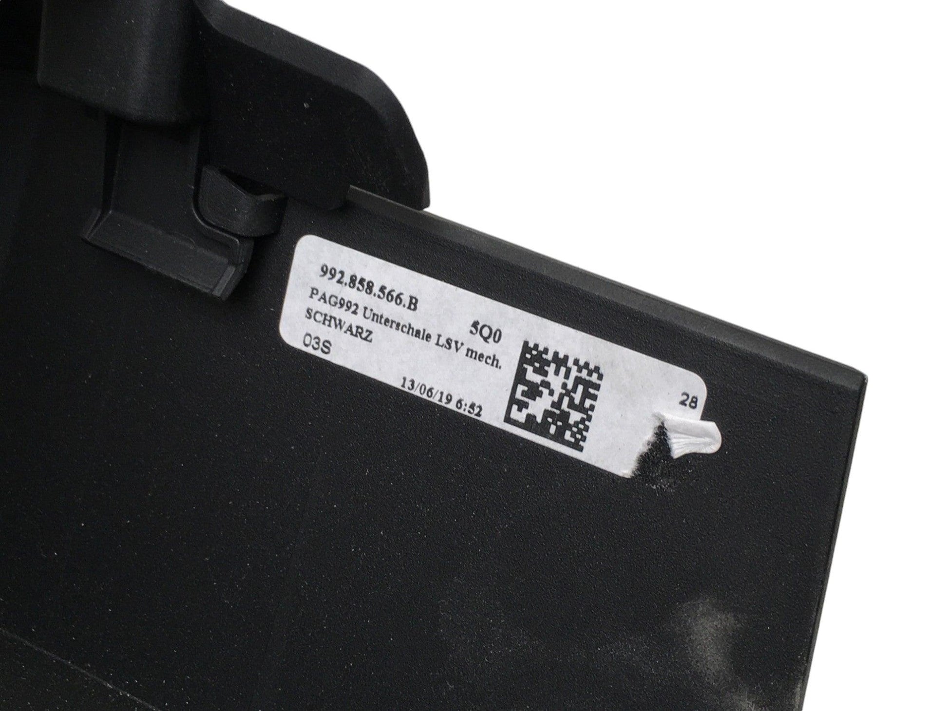 Moldura columna direccion Porsche 911 992 - 992858566B