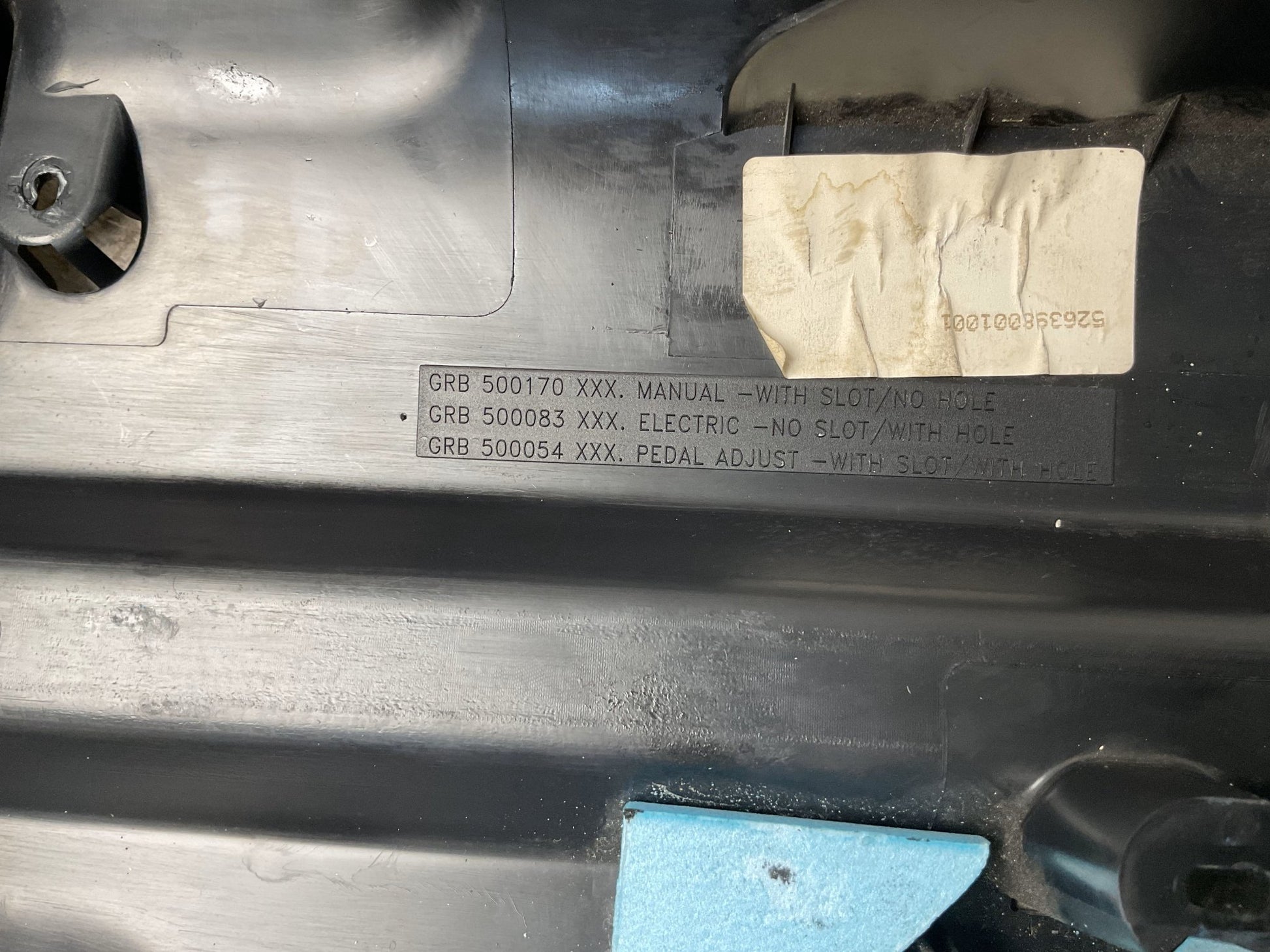 Moldura Columna direccion Range Rover L320 L319 - GRB500170XXX