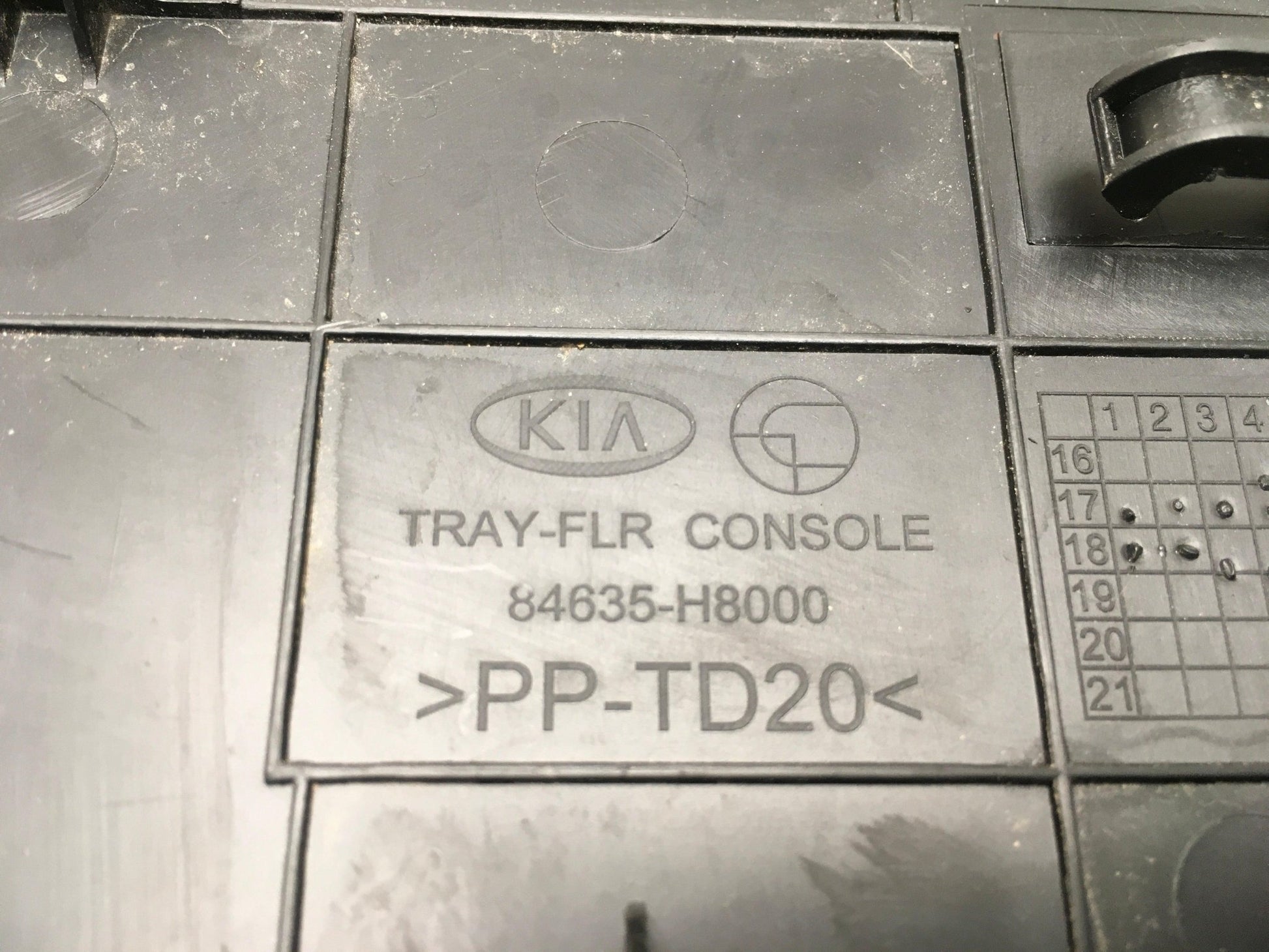 Moldura Consola Central Kia Rio Stonic YB - 84635H8000