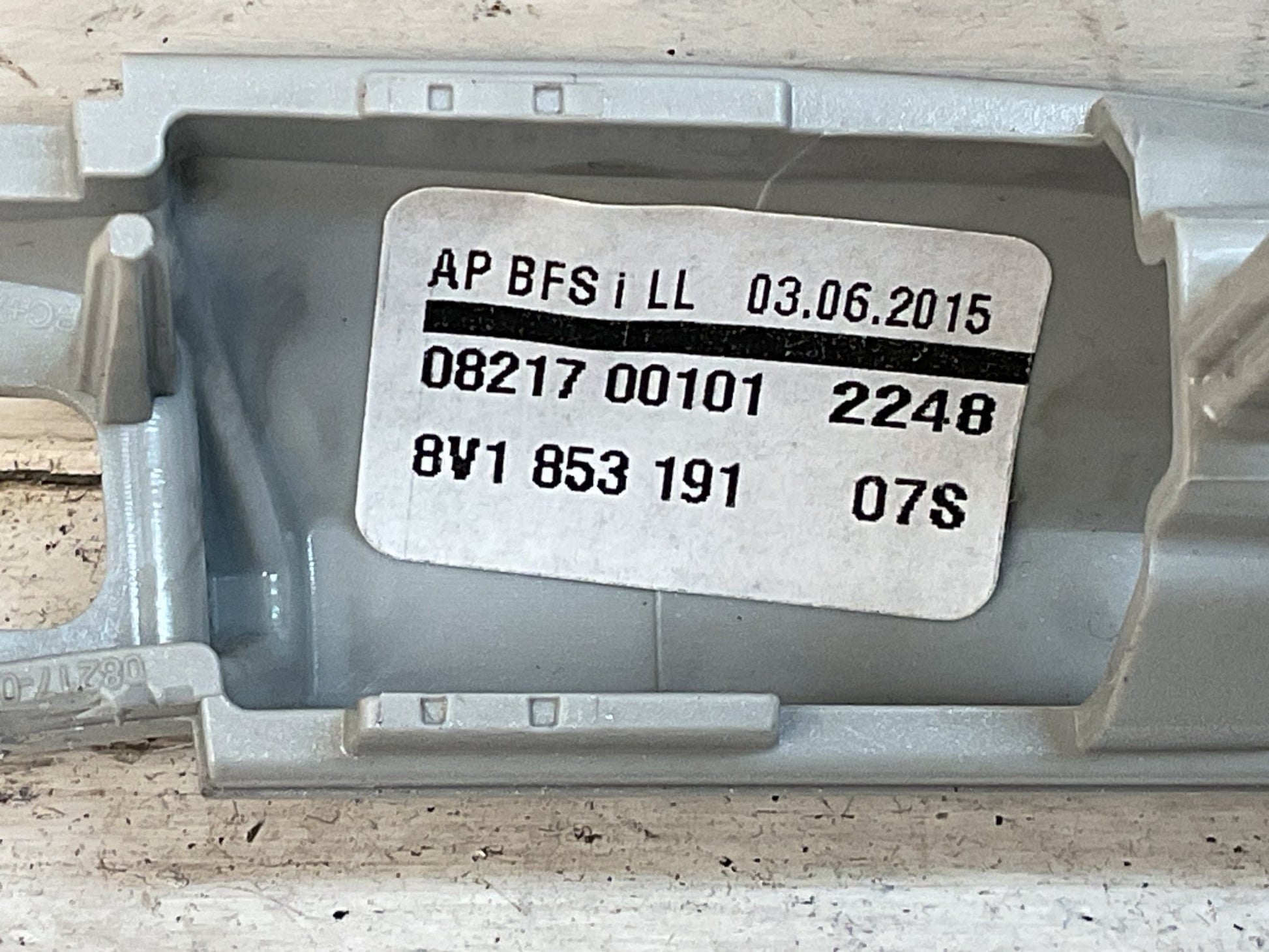 Moldura Salpicadero Audi A3 8V 2012 - 2020 - 8V1853191