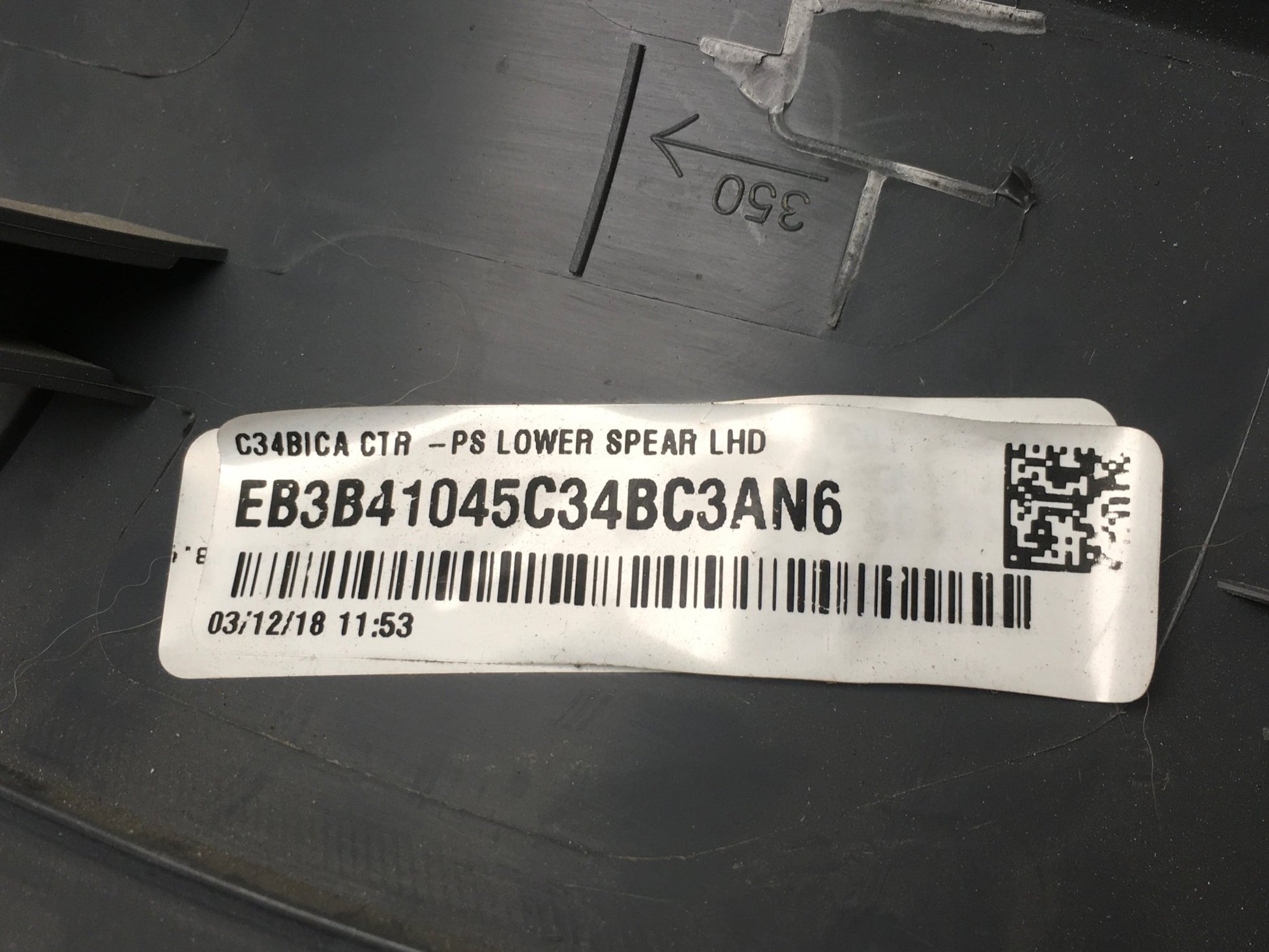 Moldura Salpicadero Ford Ranger T6 Fase 2 - EB3B41045C34BC