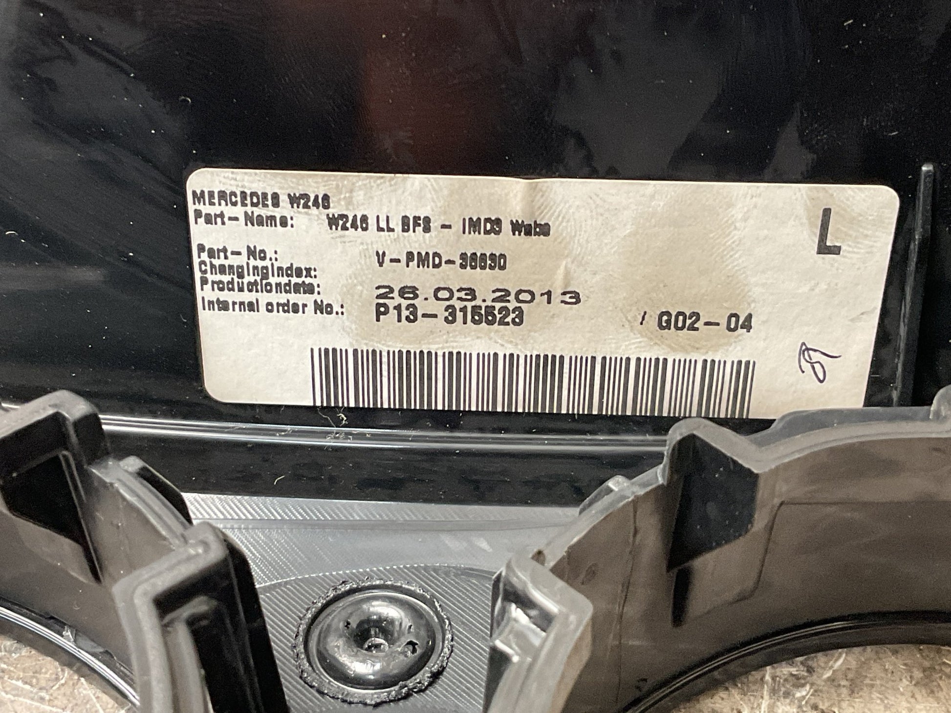 Moldura Salpicadero Mercedes B 2011 - 2018 - P13 - 315523