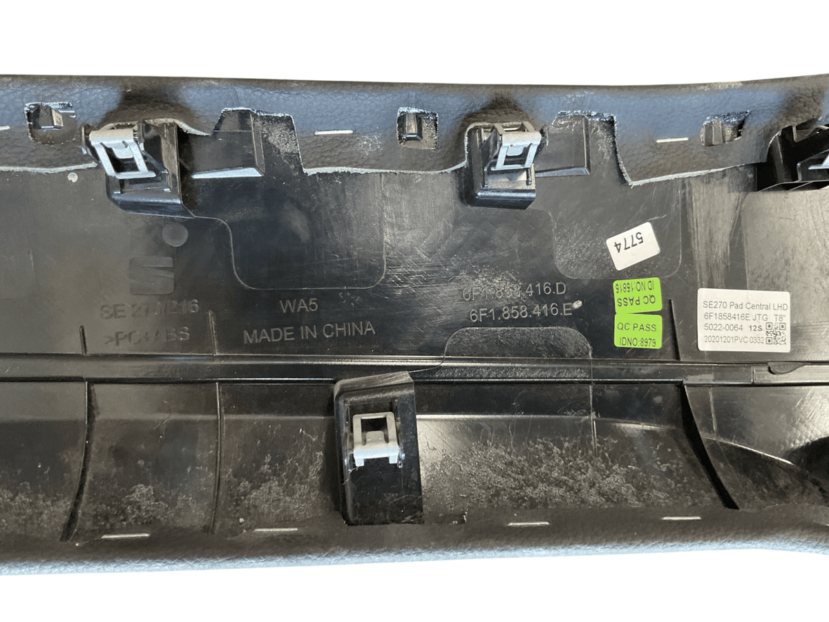 Moldura superior central salpicadero Seat 6F1858416D - 6F1858416D