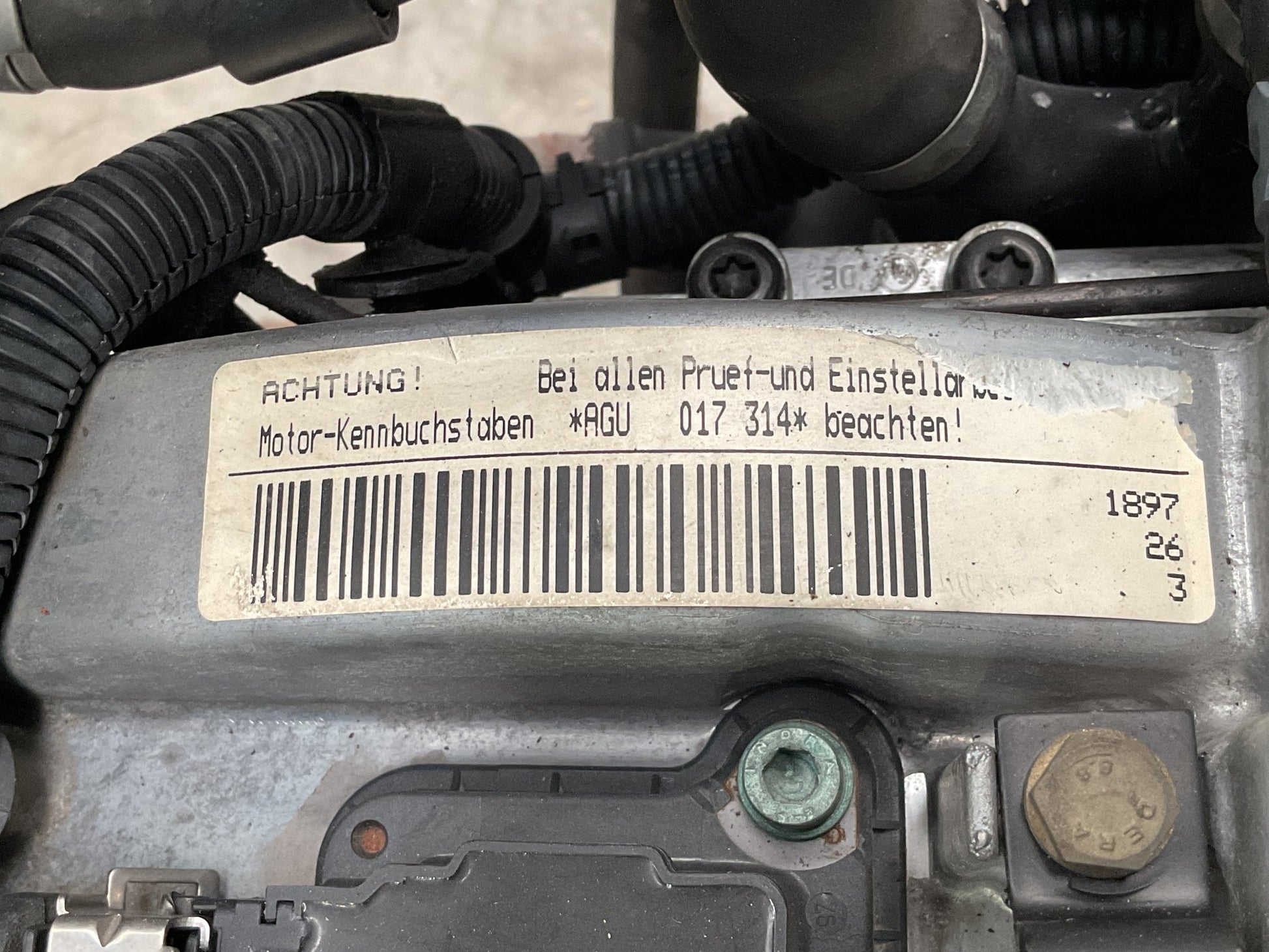 Motor AGU VW 1.8 20V Turbo - AGU