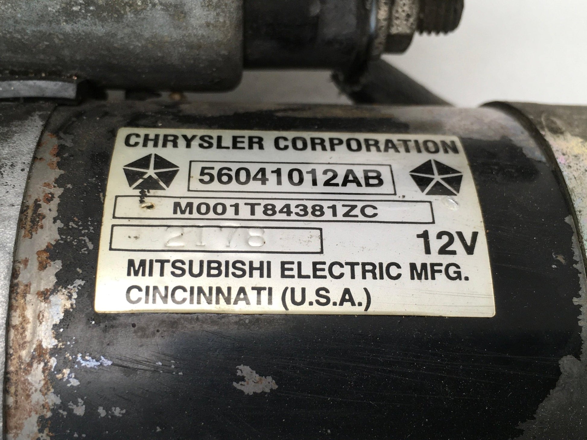 Motor arranque Jeep 56041012AB - 56041012AB