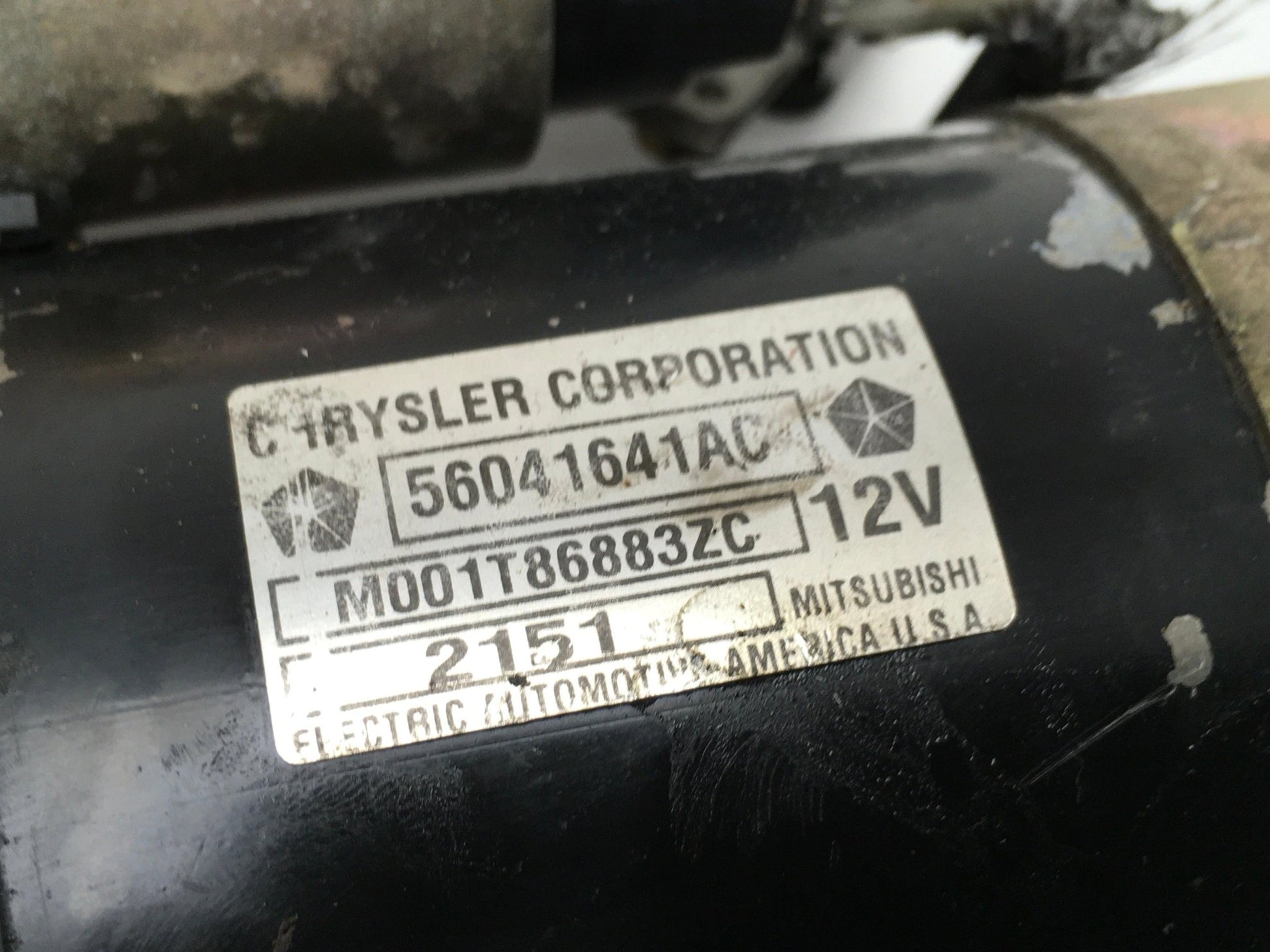 Motor arranque Jeep 56041641AC - 56041641AC