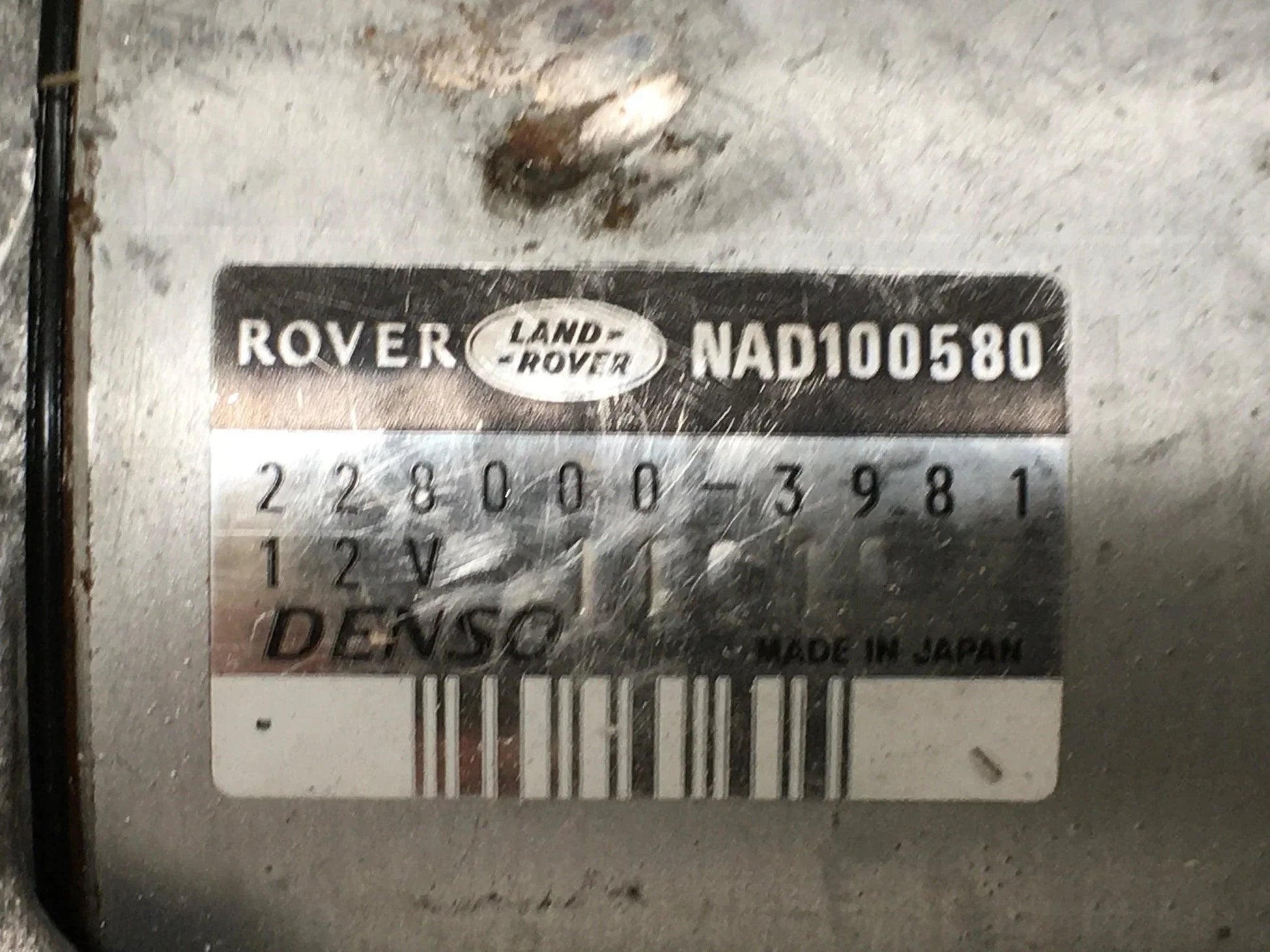 Motor arranque Land Rover 2280003981