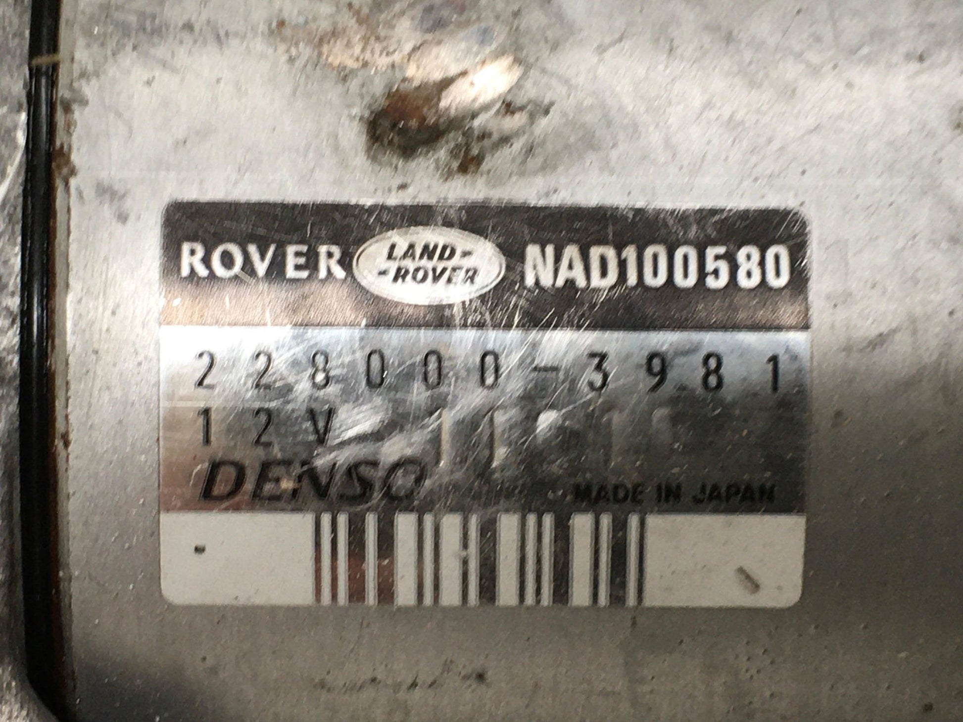 Motor arranque Land Rover 2280003981 - 2280003981