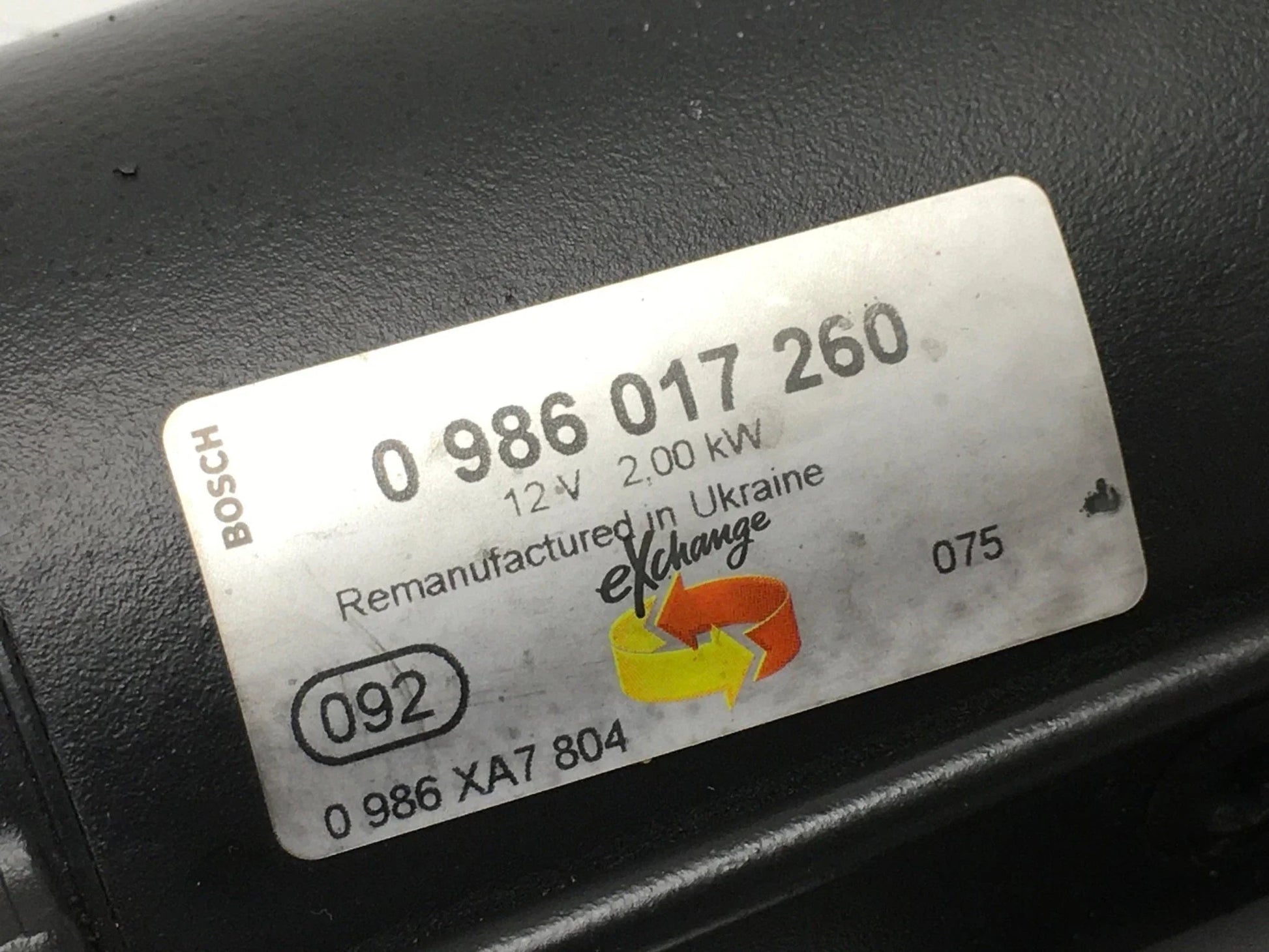 Motor arranque mercedes 0986017260