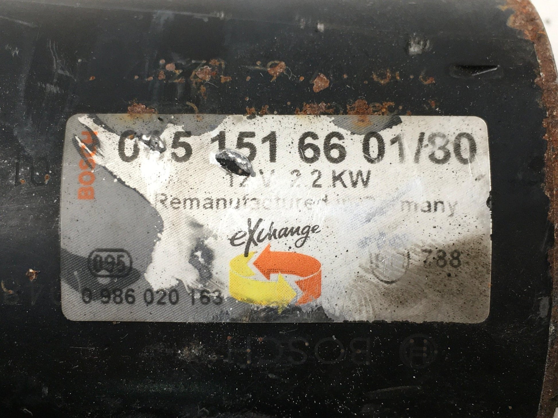 Motor arranque Mercedes 0986020163 - 0986020163