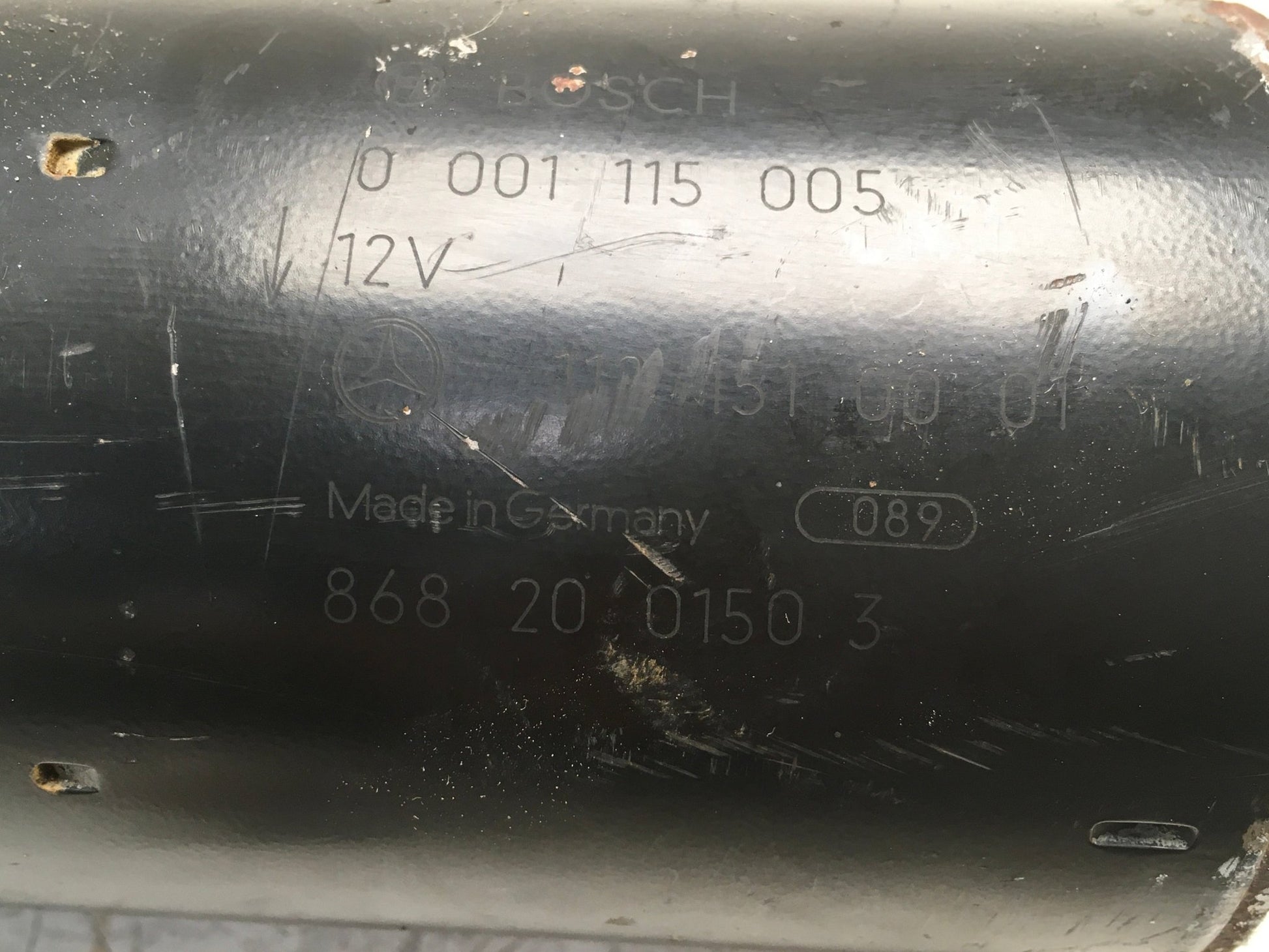 Motor arranque Mercedes A1121510001 - A1121510001