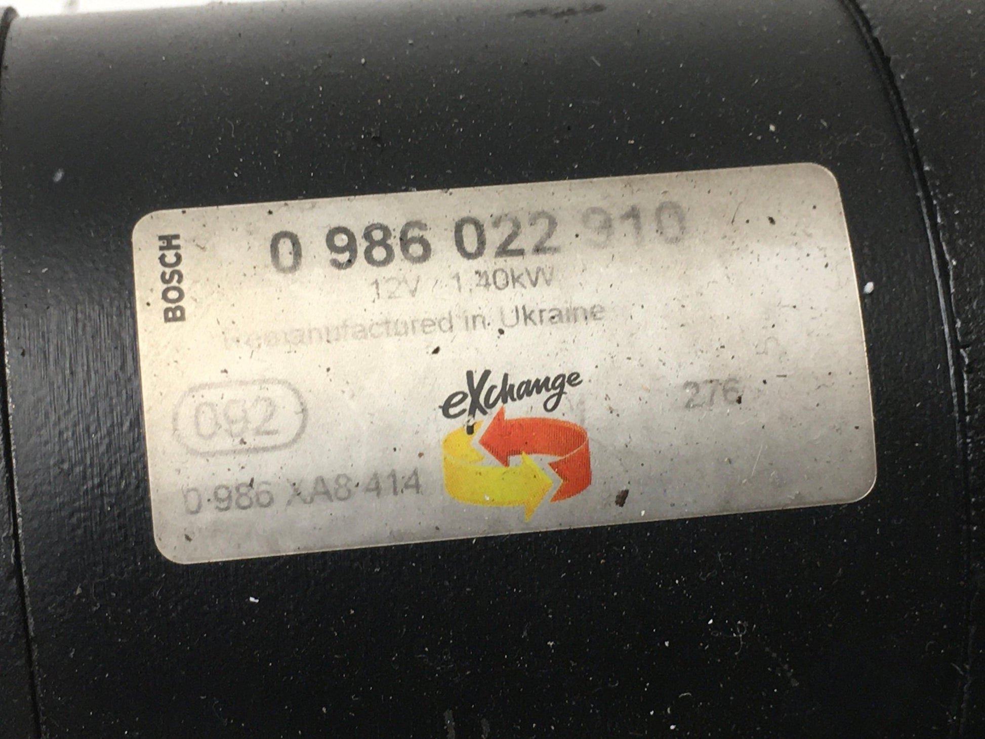 Motor arranque Renault 0986022910 - 0986022910