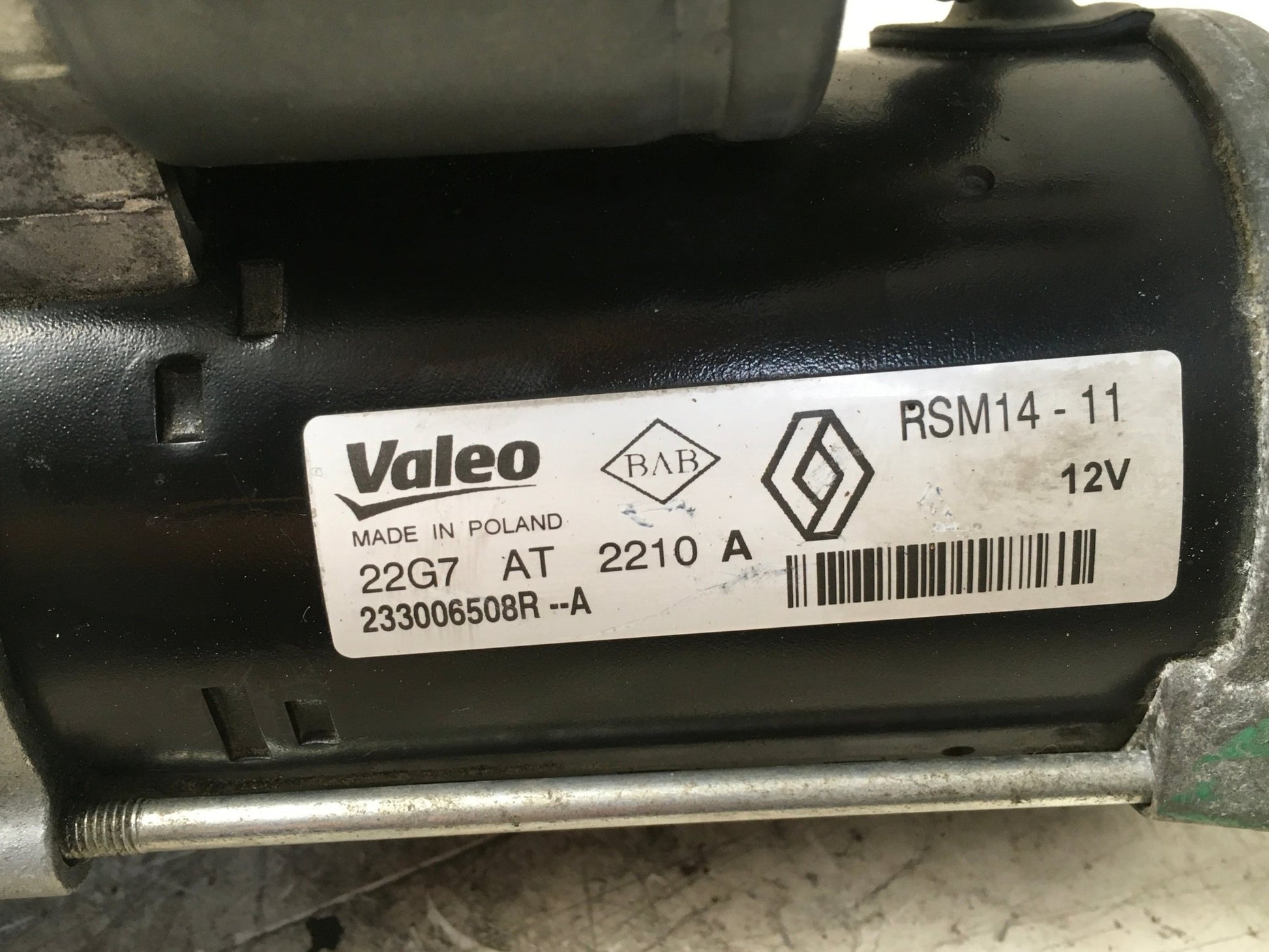 Motor Arranque Renault Dacia 233006508R - 233006508R