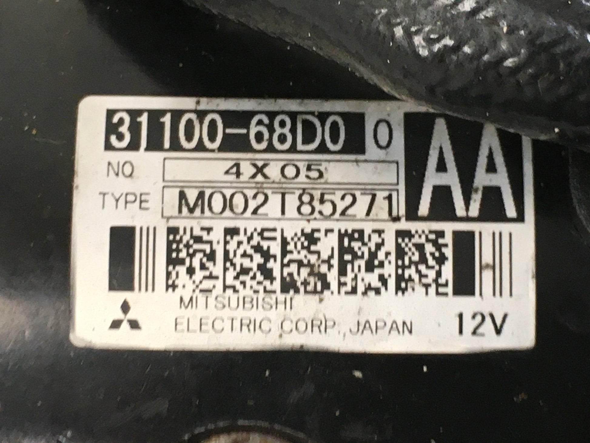 Motor arranque Suzuki 3110068D0 - 3110068D0