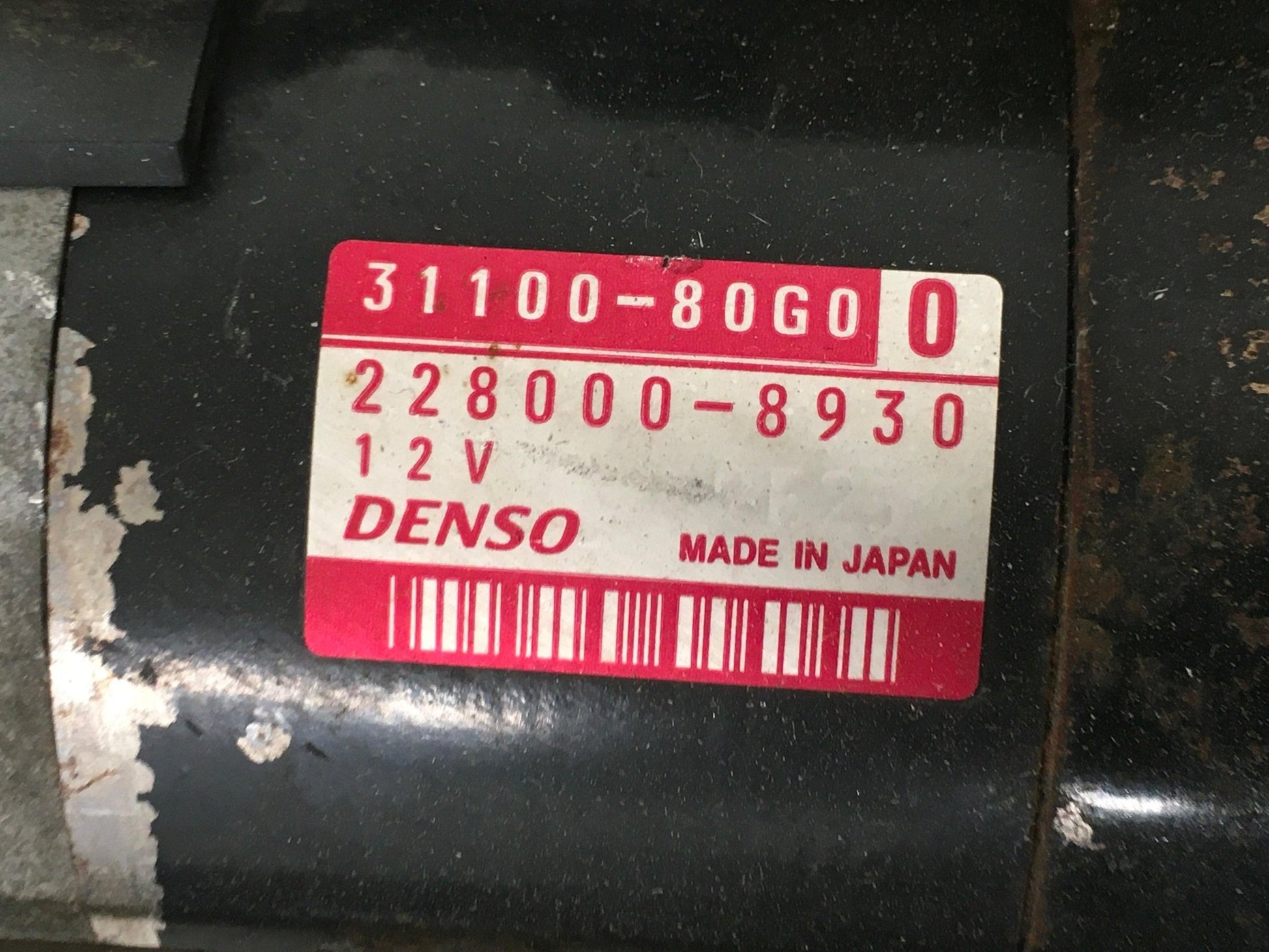 Motor arranque Suzuki ignis I 3110080G0 - 3110080G0