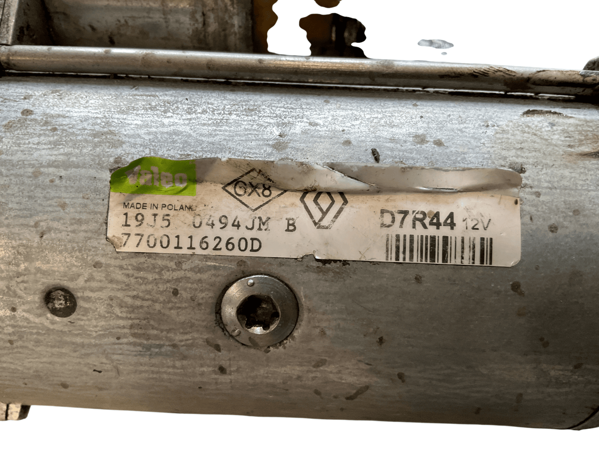 Motor arranque Vivaro/Trafic/Primastar 01-14 1.9 - 7700116260D