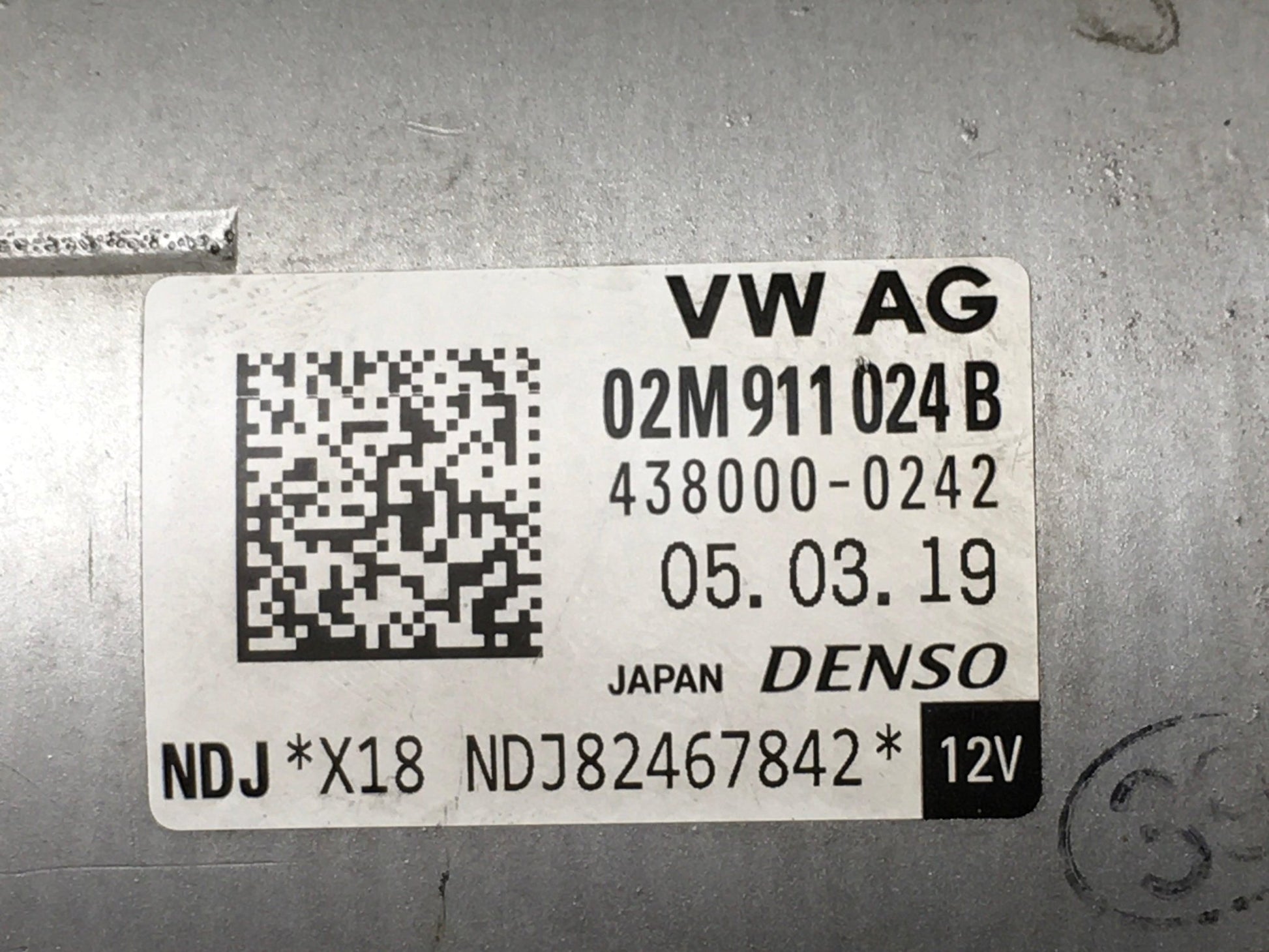 Motor arranque VW 02M911024B - 02M911024B