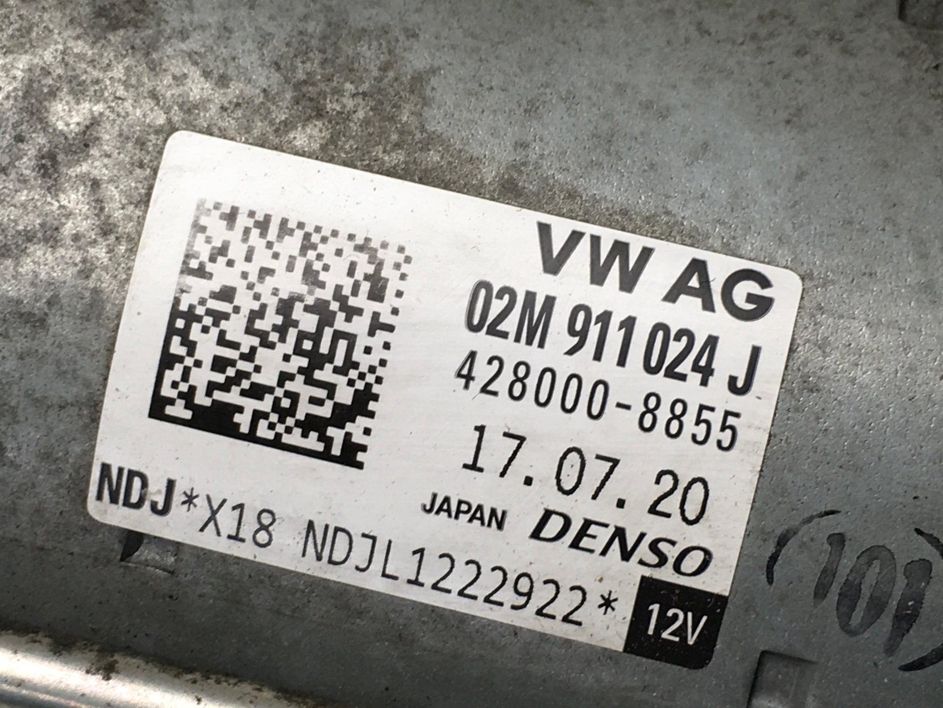 Motor arranque VW 02M911024J - 02M911024J