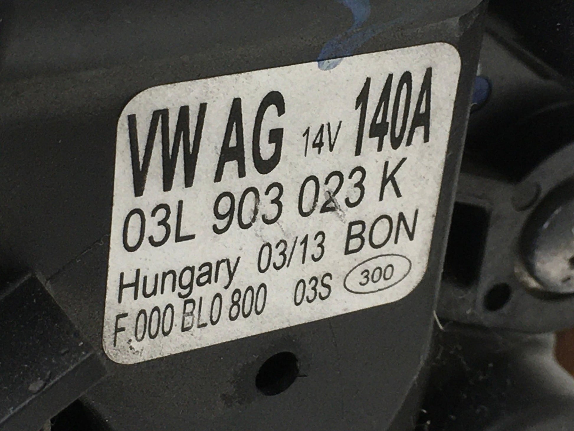 Motor arranque VW 03L903023K - 03L903023K