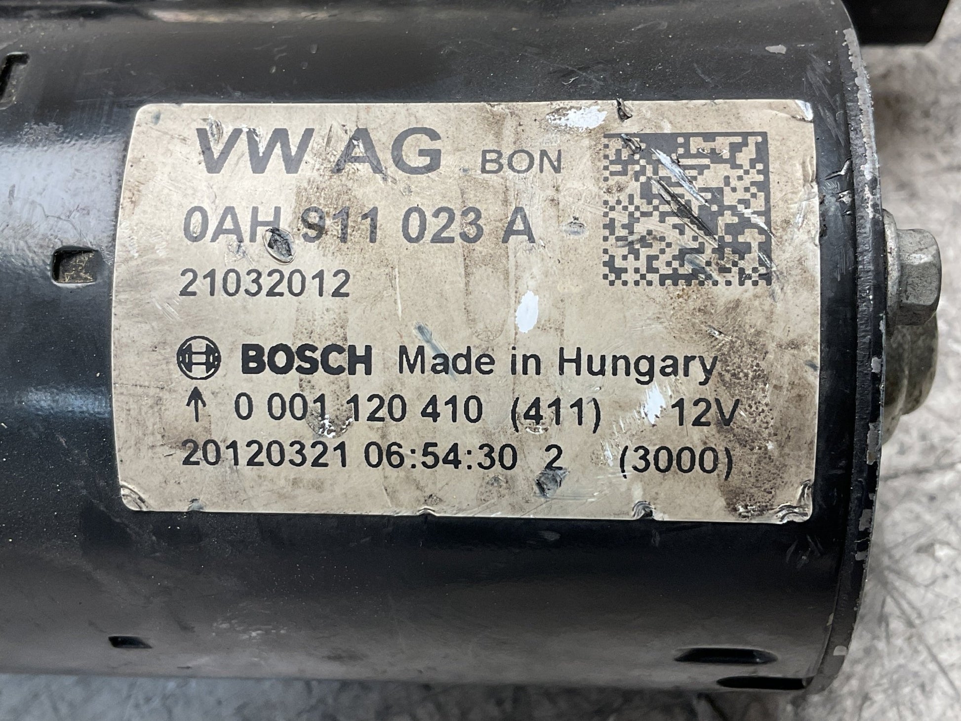 Motor Arranque VW 0AH911023A - 0AH911023A