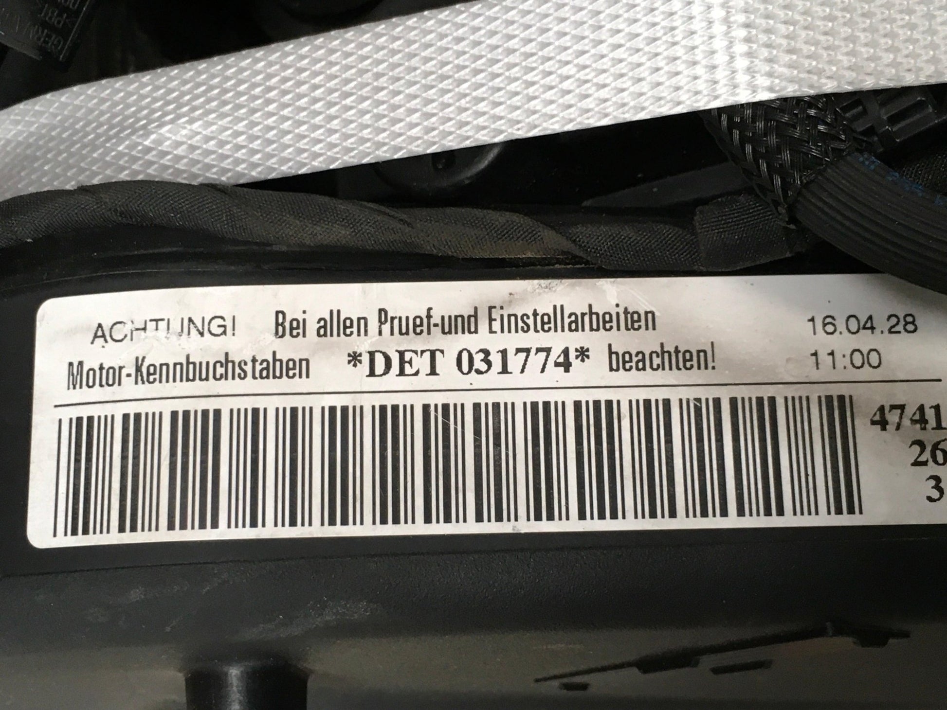 Motor Audi 2.0 TDI DET - DET