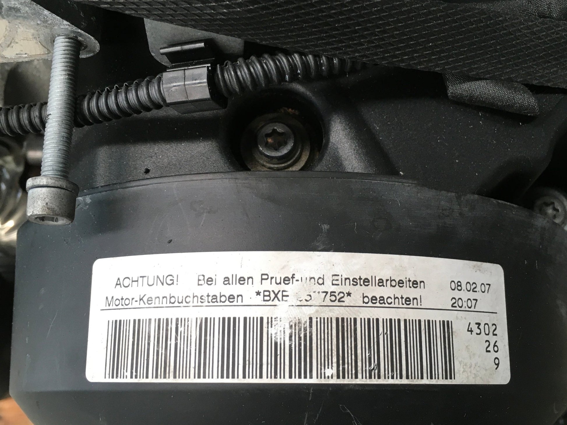Motor BXE VW 1.9TDi - BXE