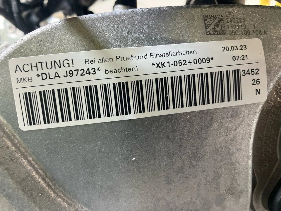 Motor Completo 1.0 TSI / TFSI (Código DLA) - Grupo VAG (2020-2026)