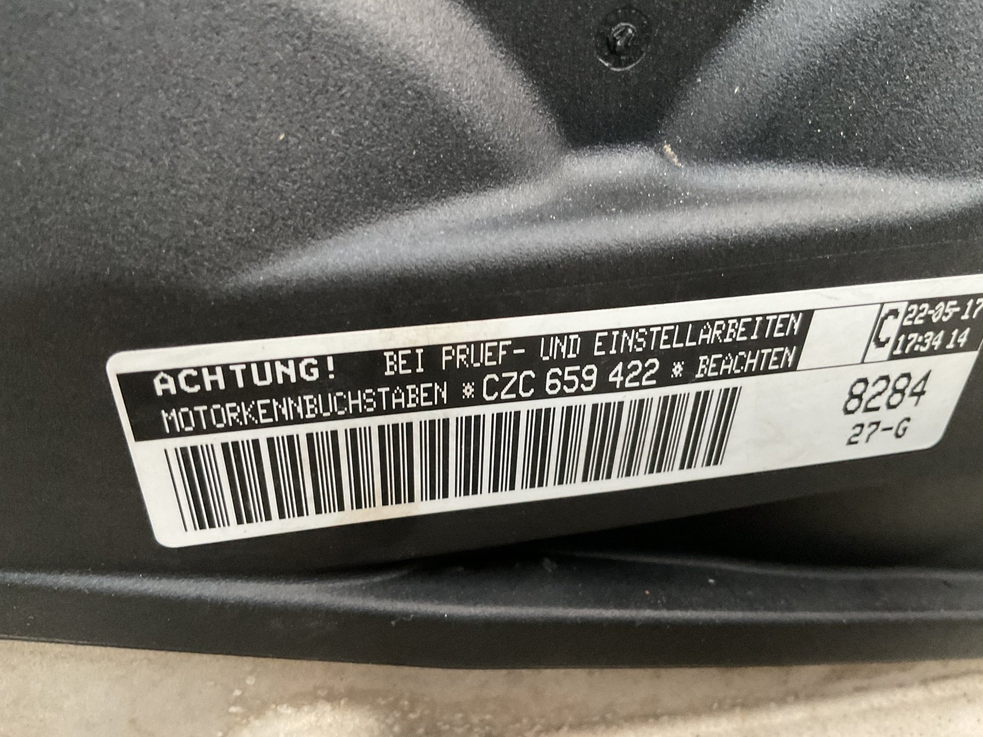 Motor CZC VW 1.4TSI - CZC _